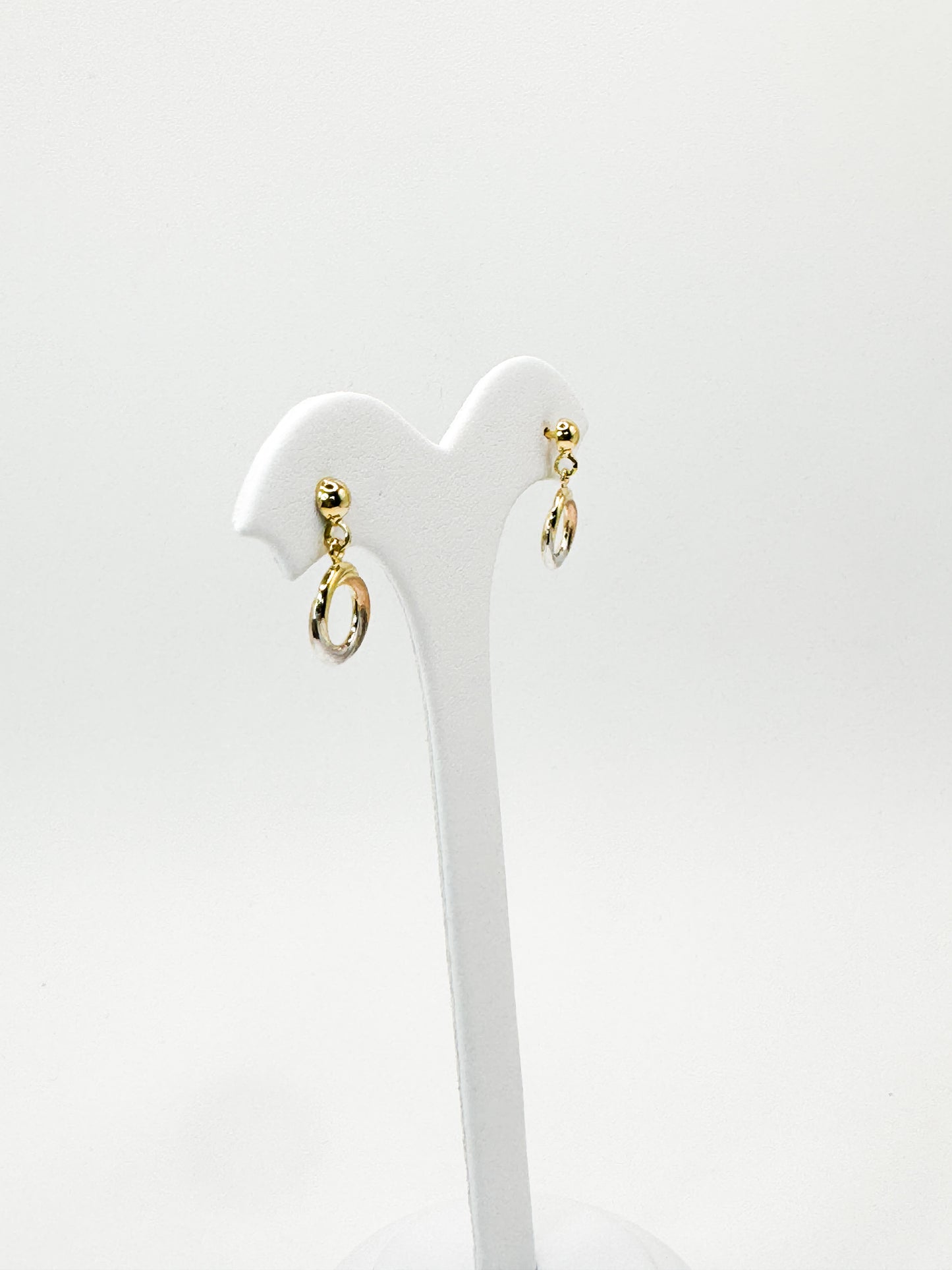 Julia Tricolor Knot Dangling Earrings