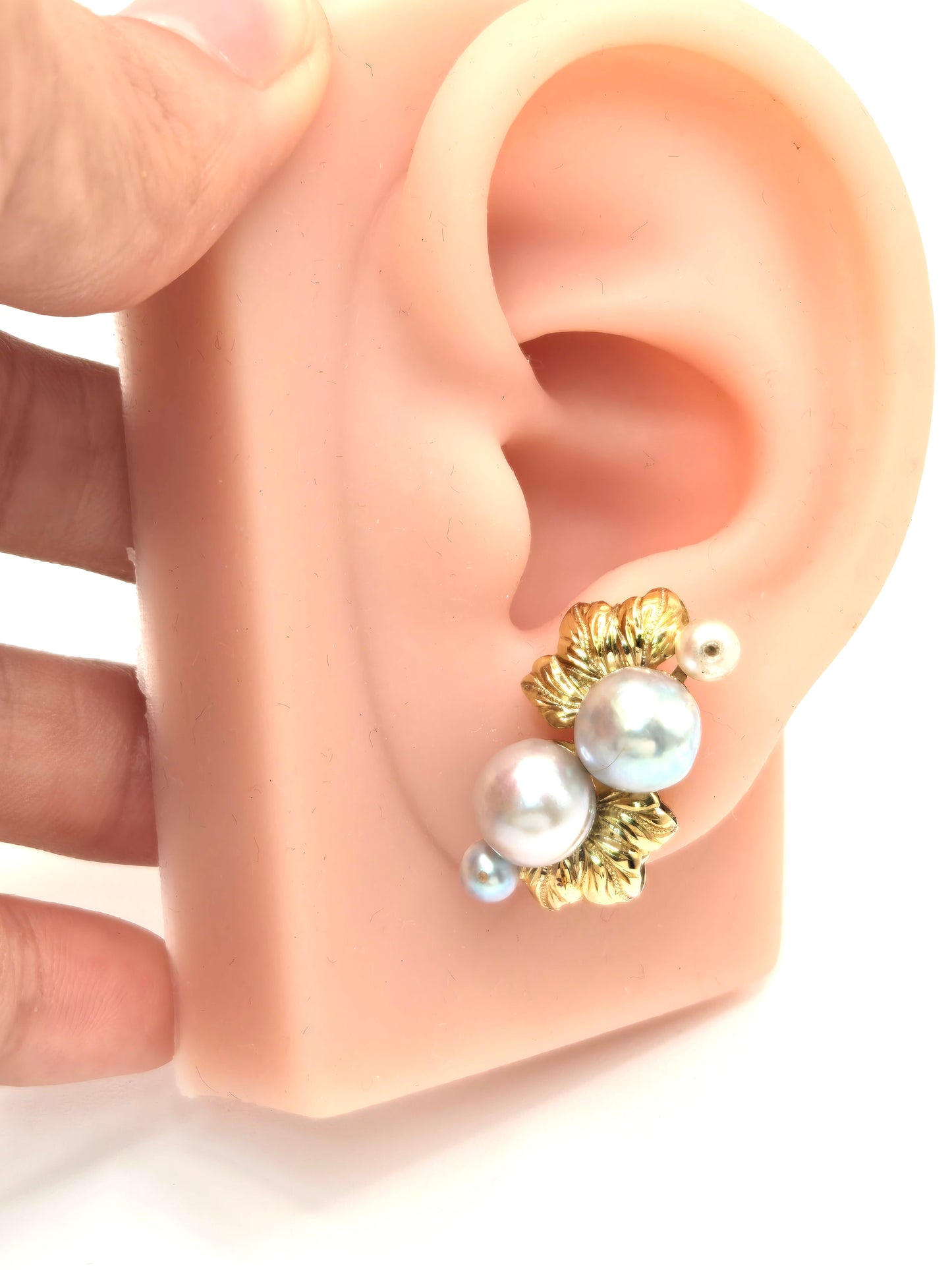 Blue Wish Cultured Pearl Earrings and Ring Set