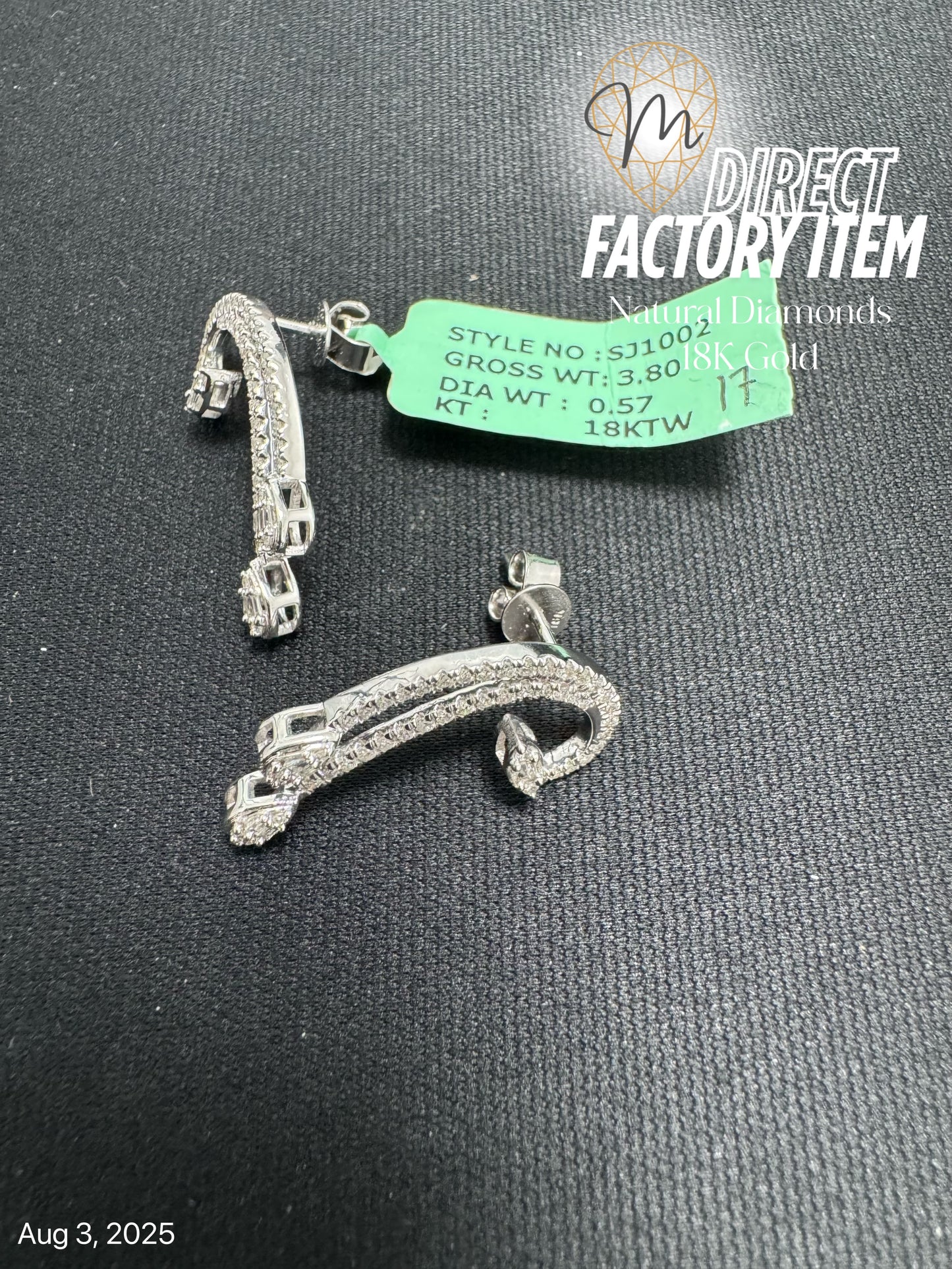 Factory Item: Diamond Earrings