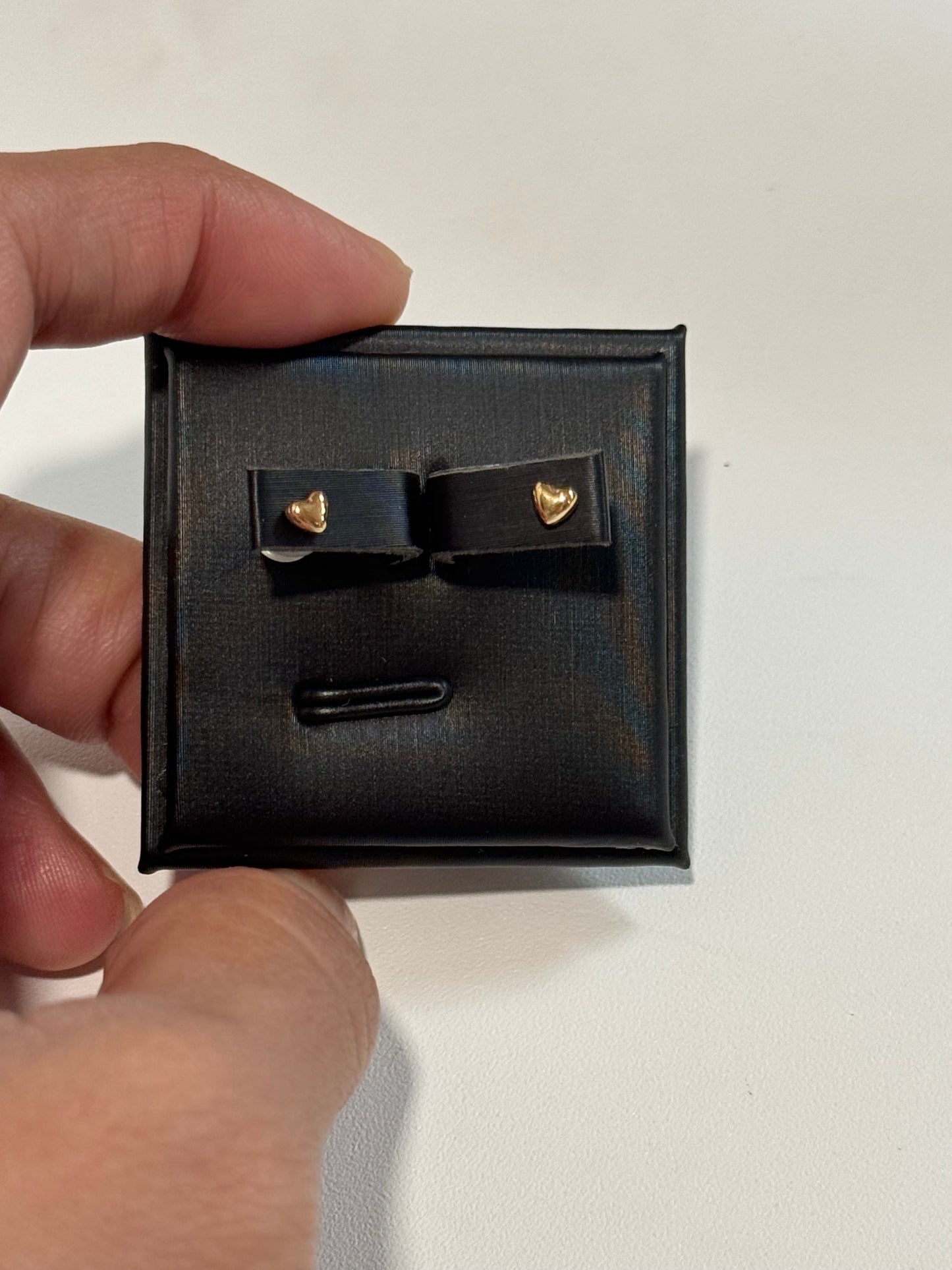 Mini Heart Studs (Yellow Gold)