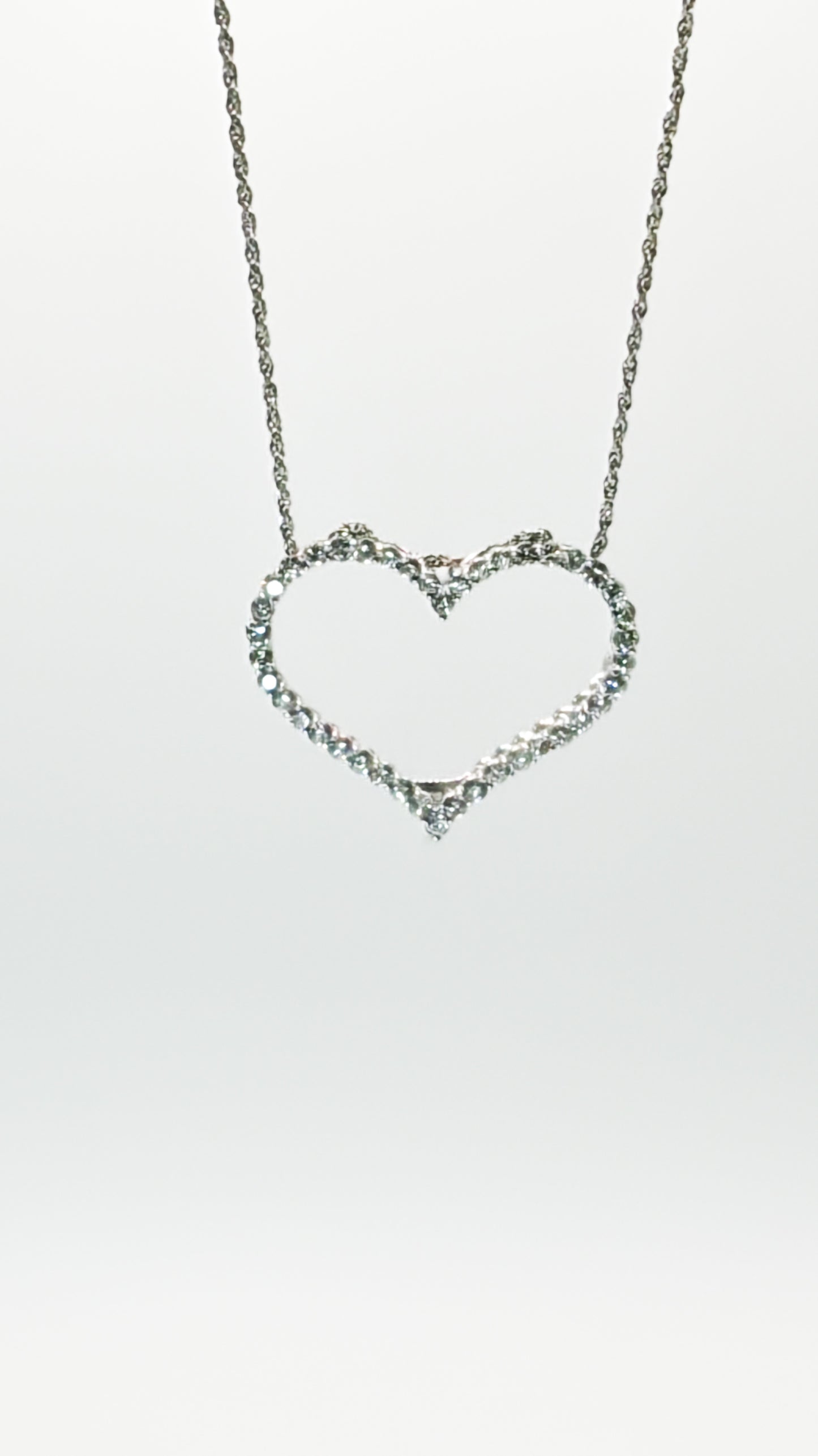 Amity Open Heart Pendant Necklace
