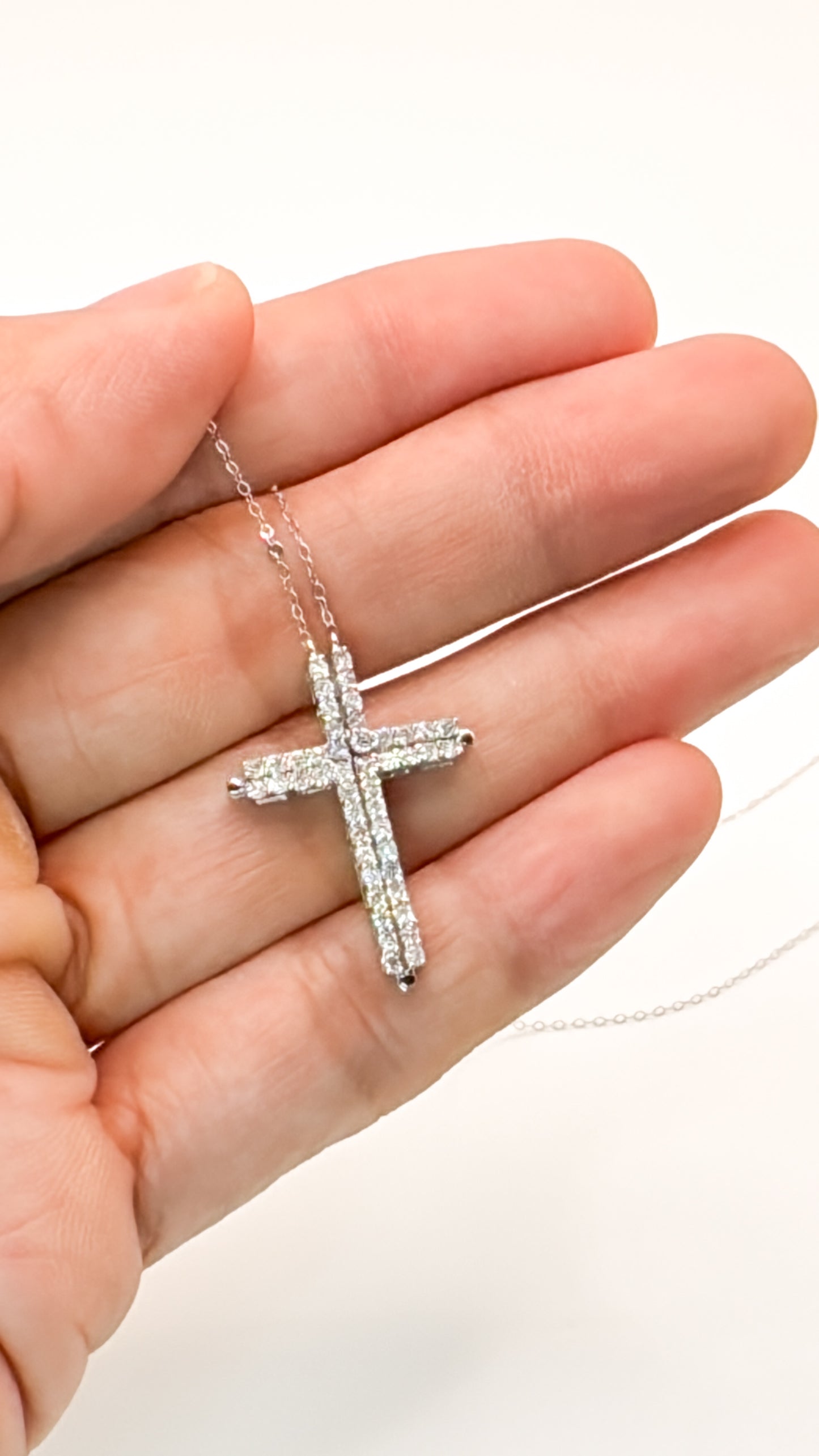 Charity Transforming Cross Diamond Necklace