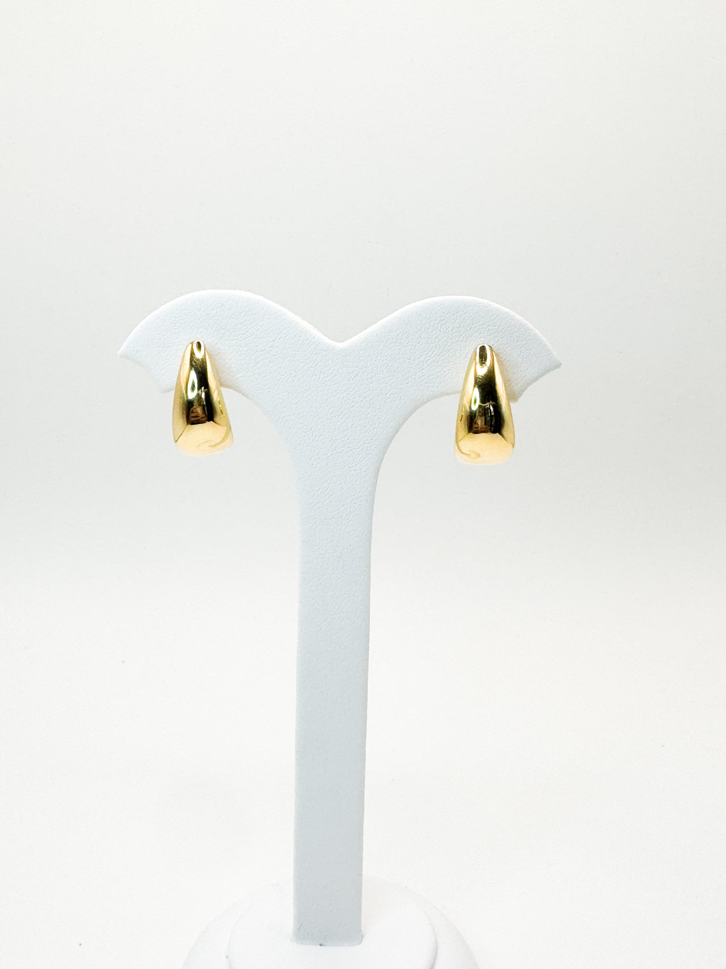 Alessandra Simple Gold Hoops