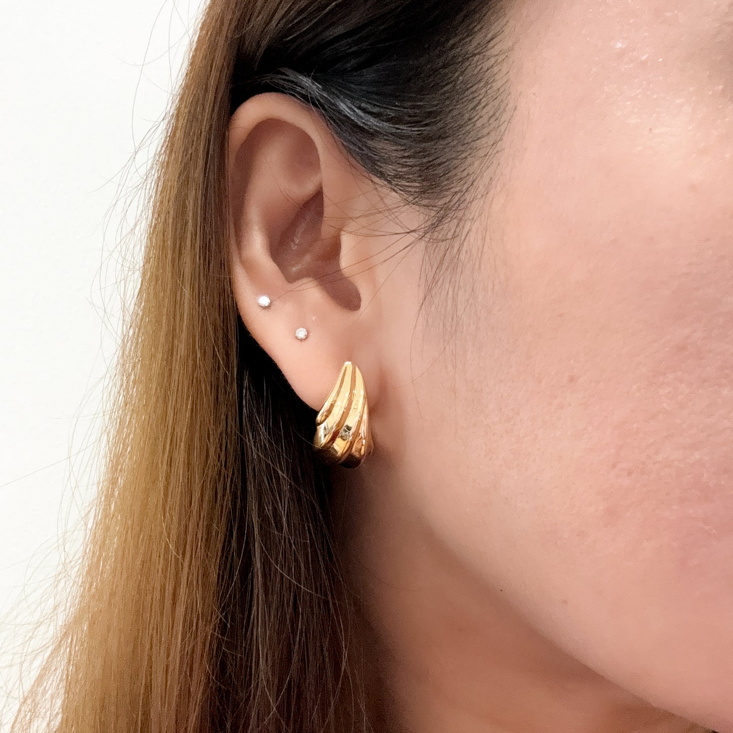 Corinna Gold Hoops