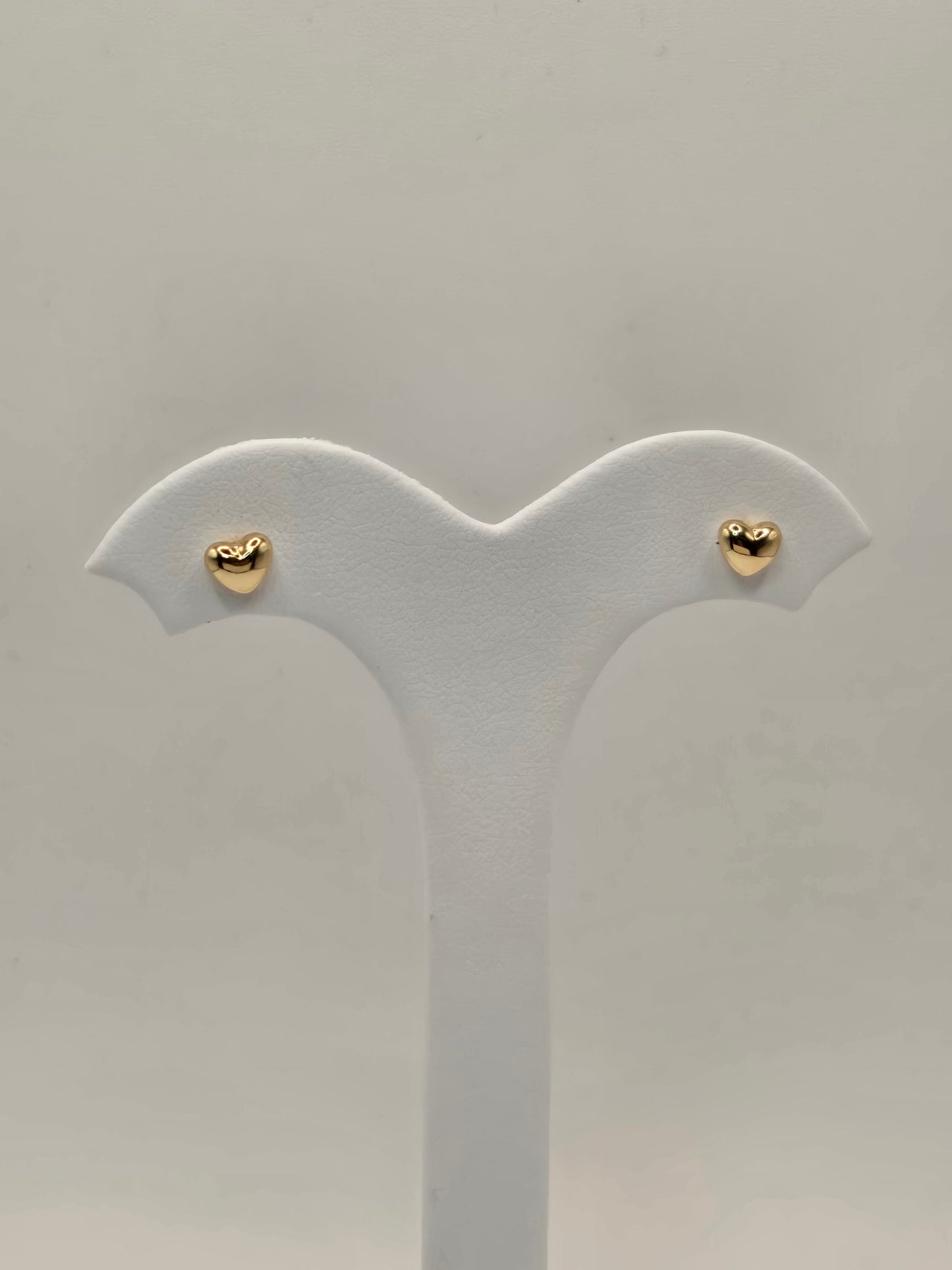 Mini Heart Studs (Yellow Gold)