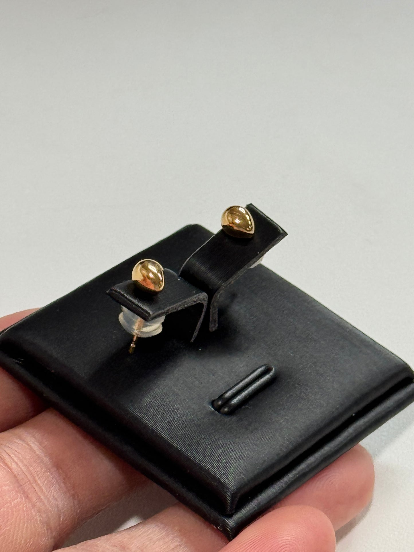 Classic Gold Teardrop Studs Small