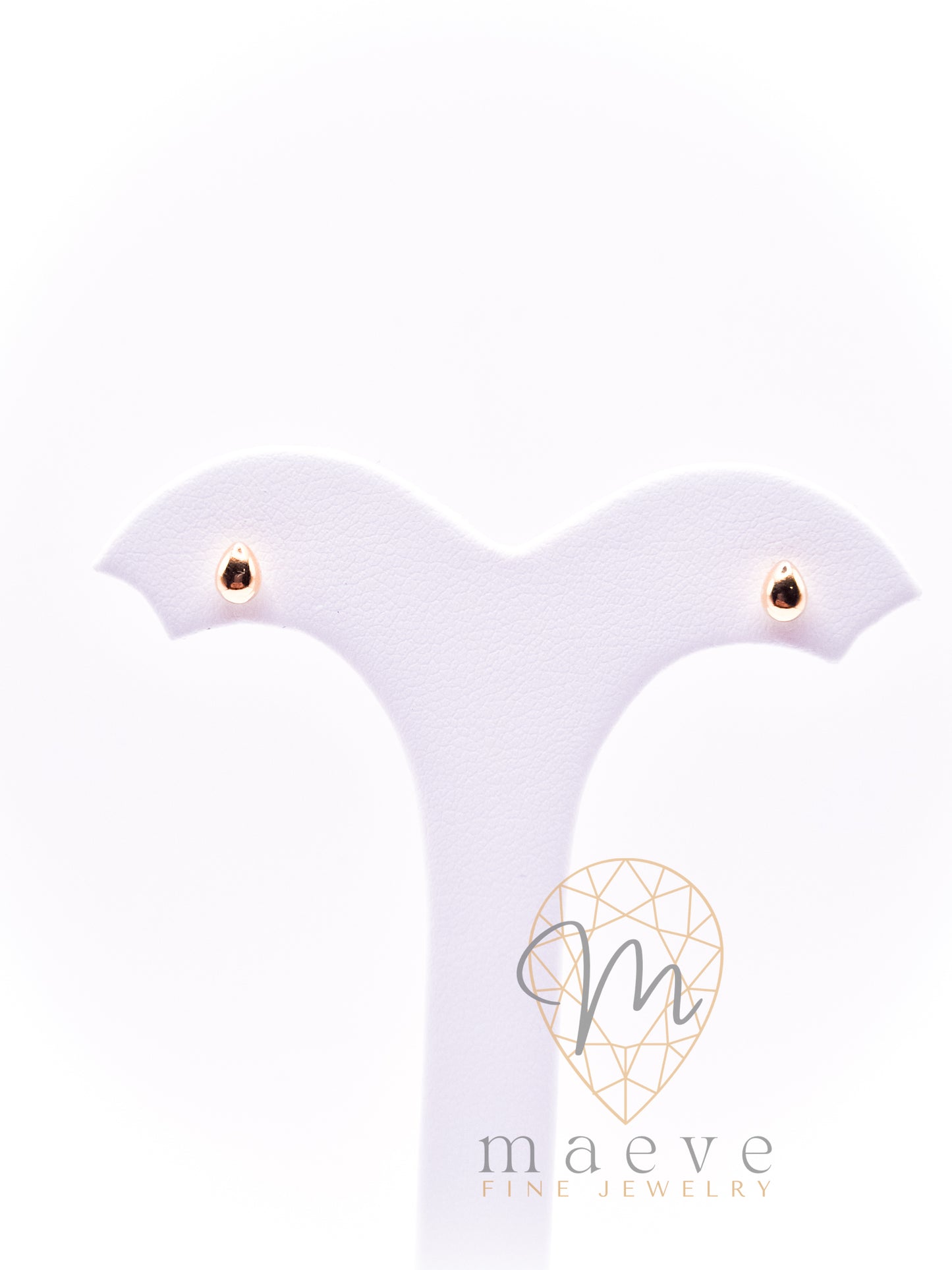 Classic Gold Teardrop Studs Small