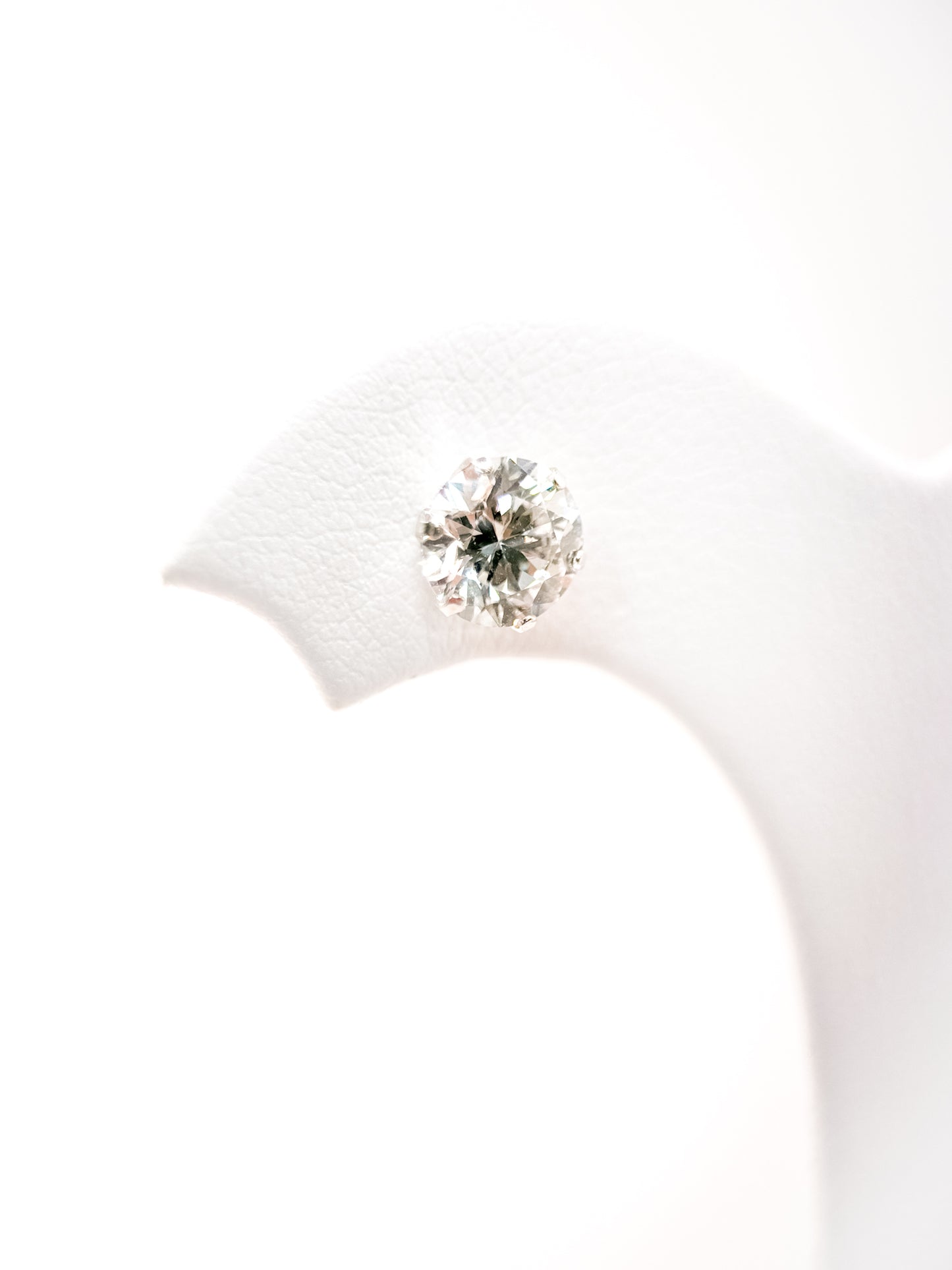 1 + 1 Carat Lab Grown Stud Earrings