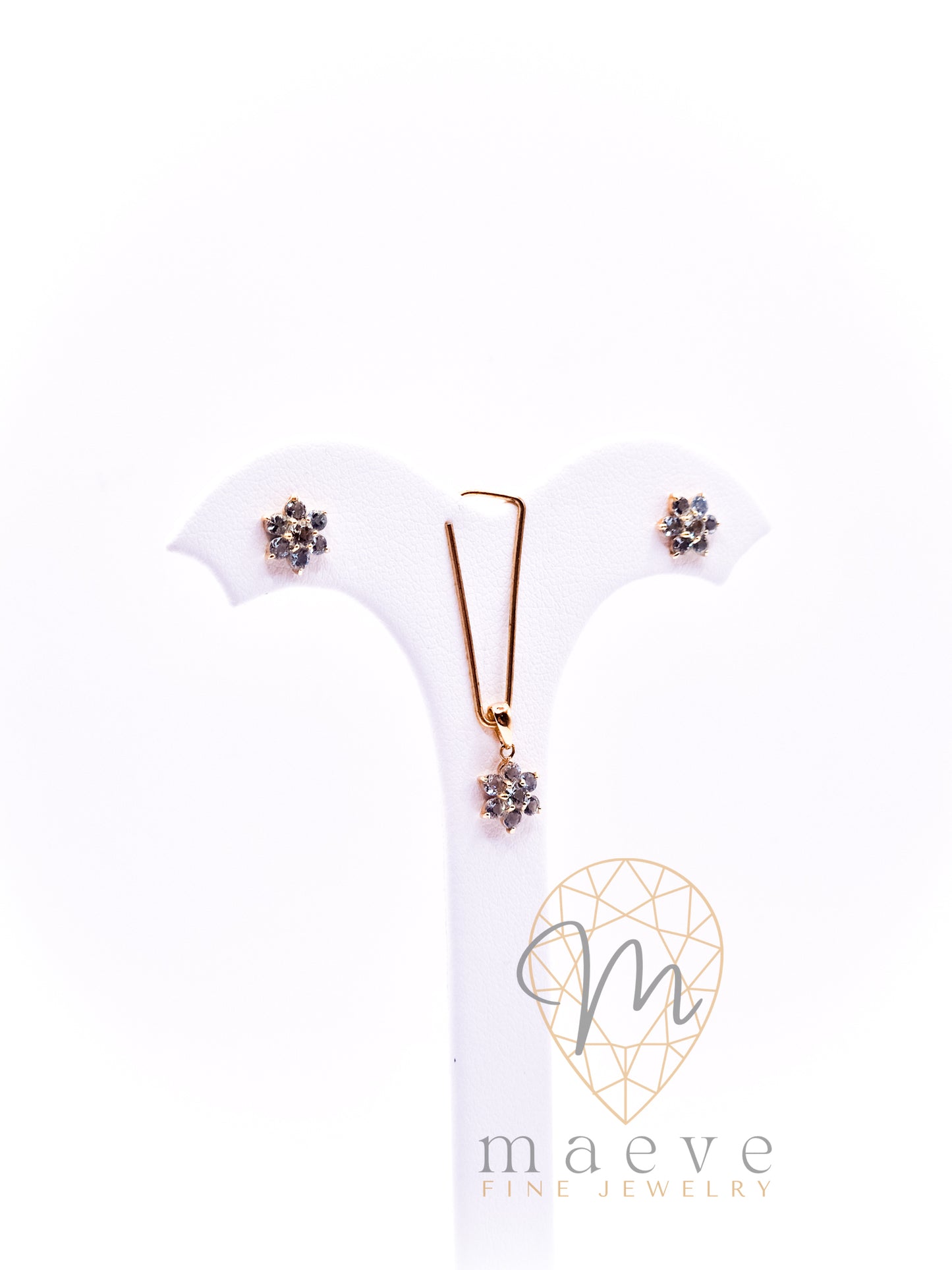 Luna Birthstone Set - Aquamarine (March)