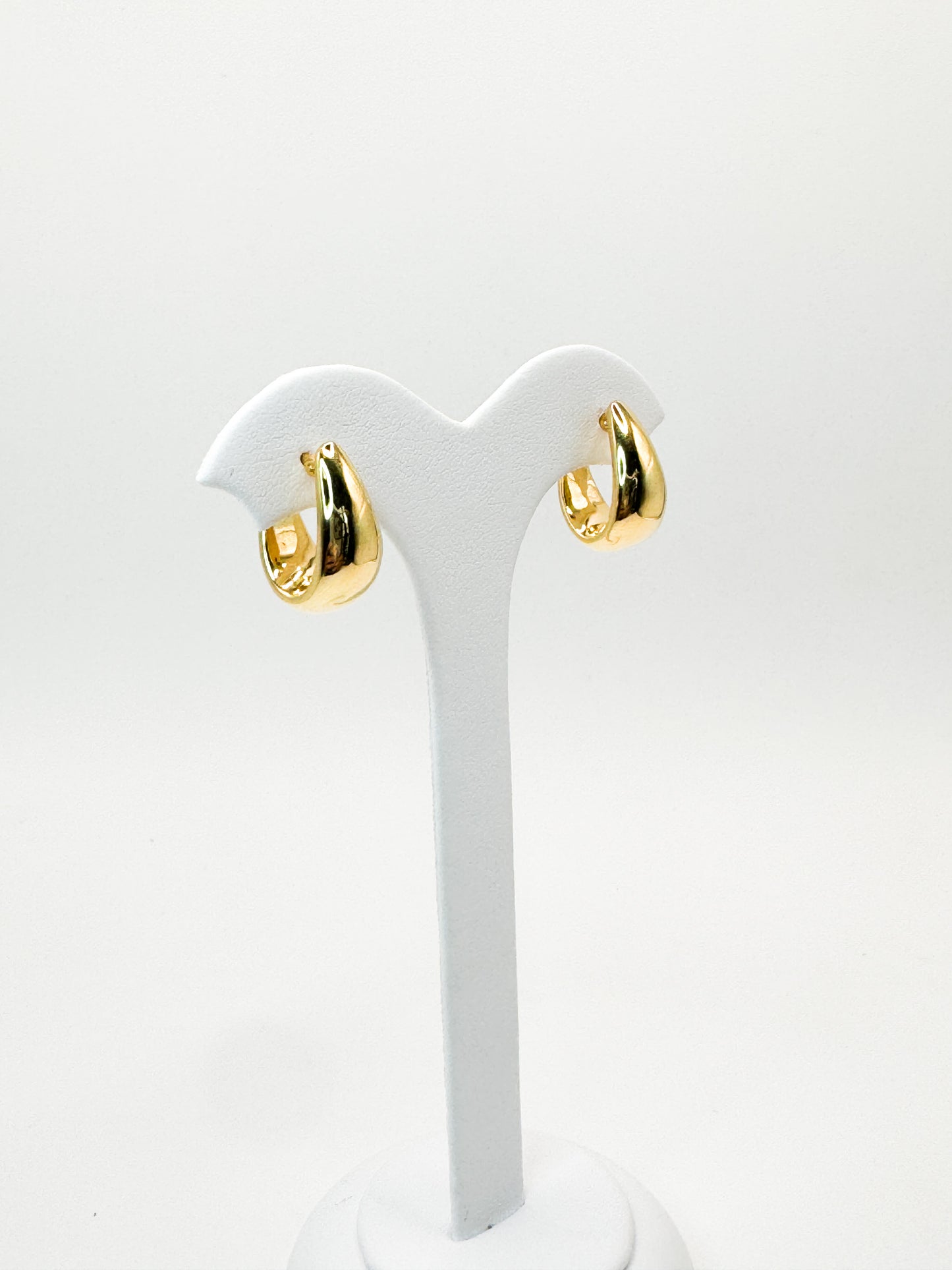 Alessandra Simple Gold Hoops