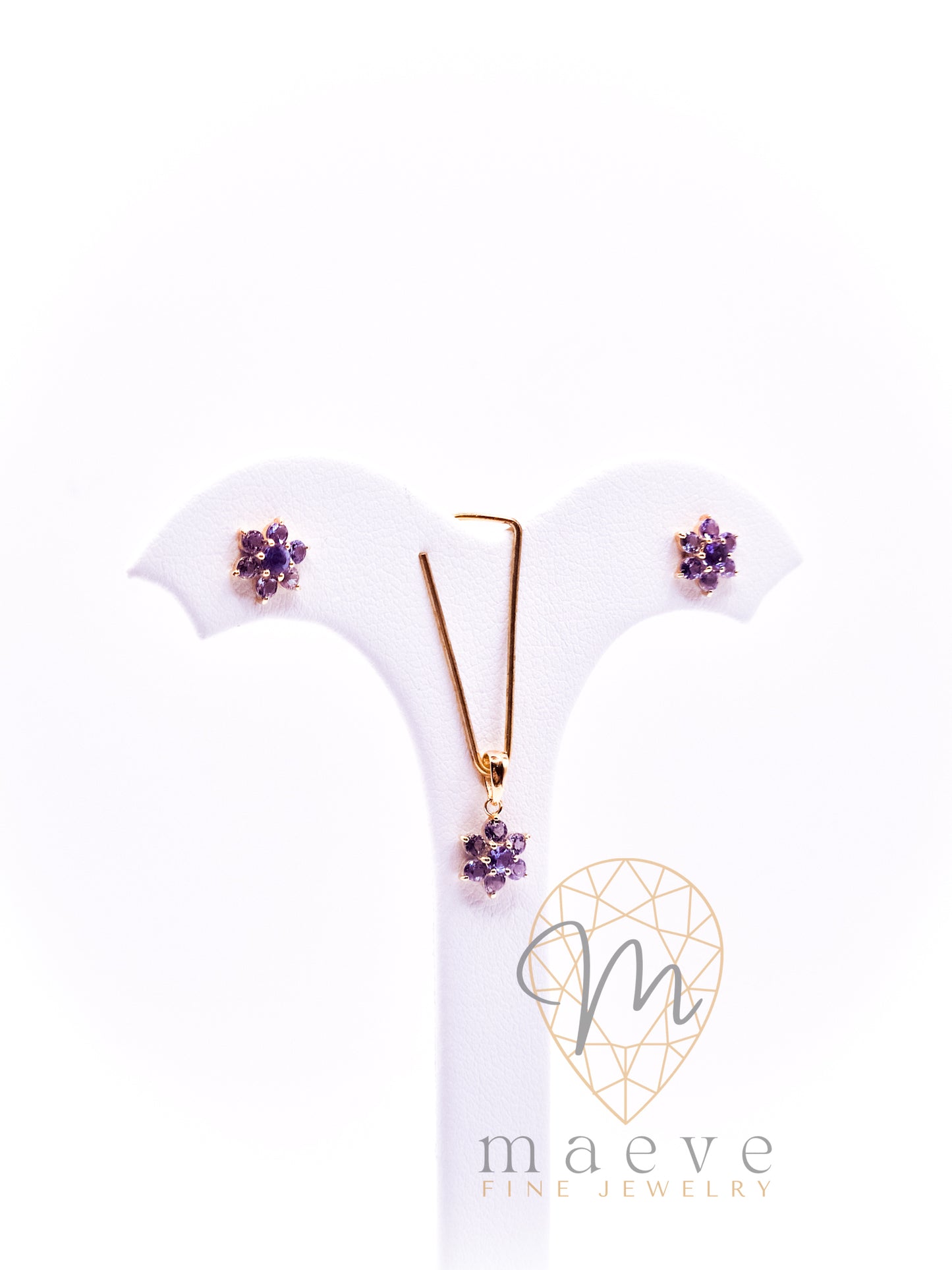 Luna Birthstone Set - Tanzanite (December)