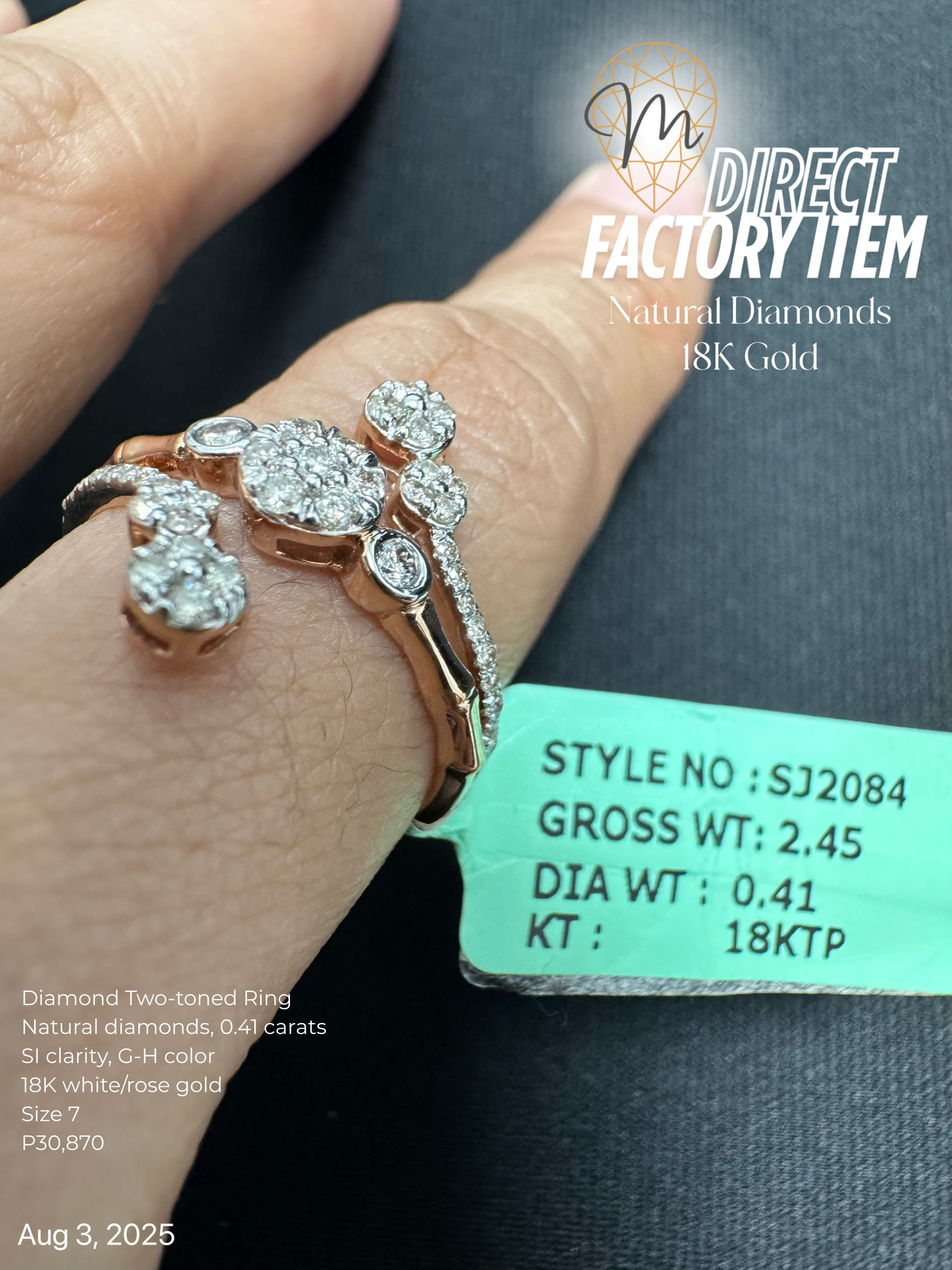 Factory Item: Diamond Two-toned Ring