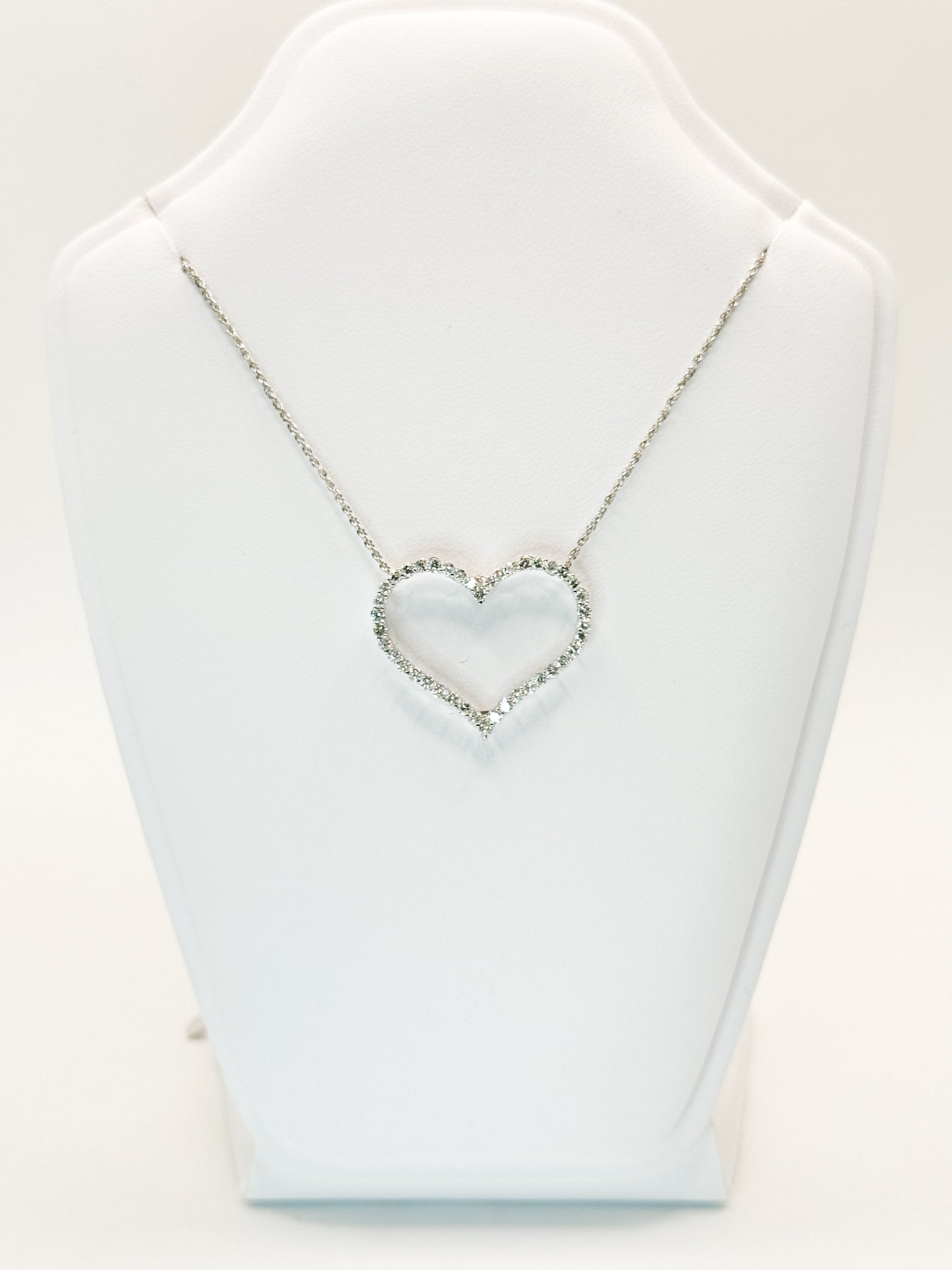 Amity Open Heart Pendant Necklace