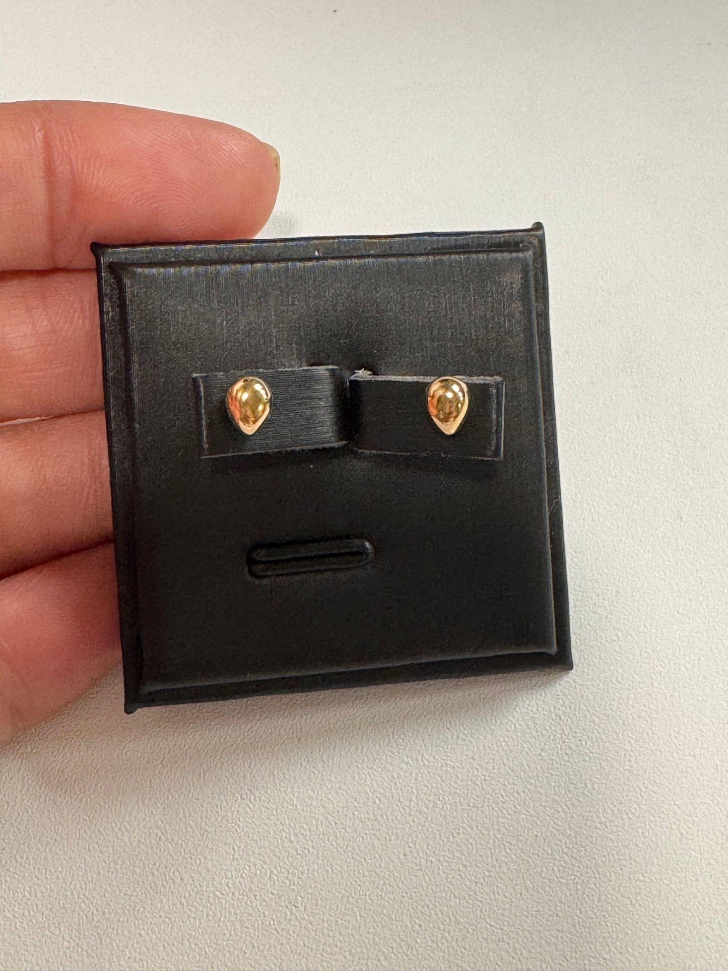 Classic Gold Teardrop Studs Small