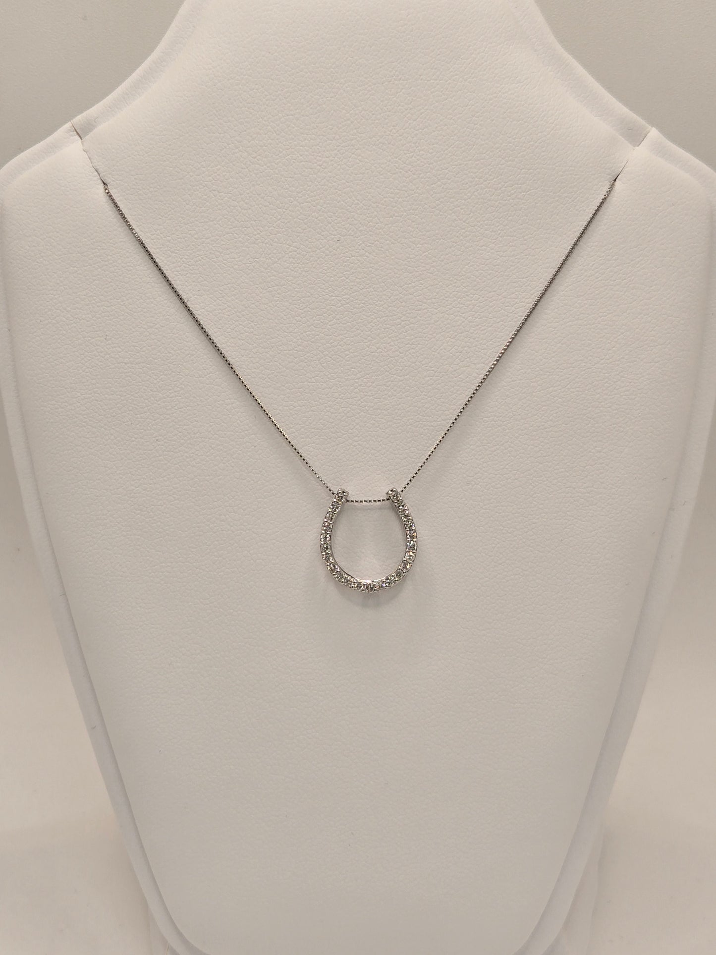 Davina Multiway Horseshoe Diamond Pendant Necklace