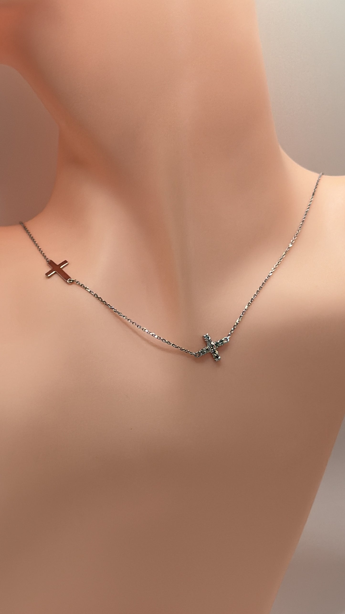 Hope Dual-Cross Necklace