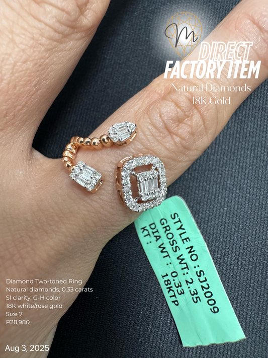 Factory Item: Diamond Two-Toned Ring