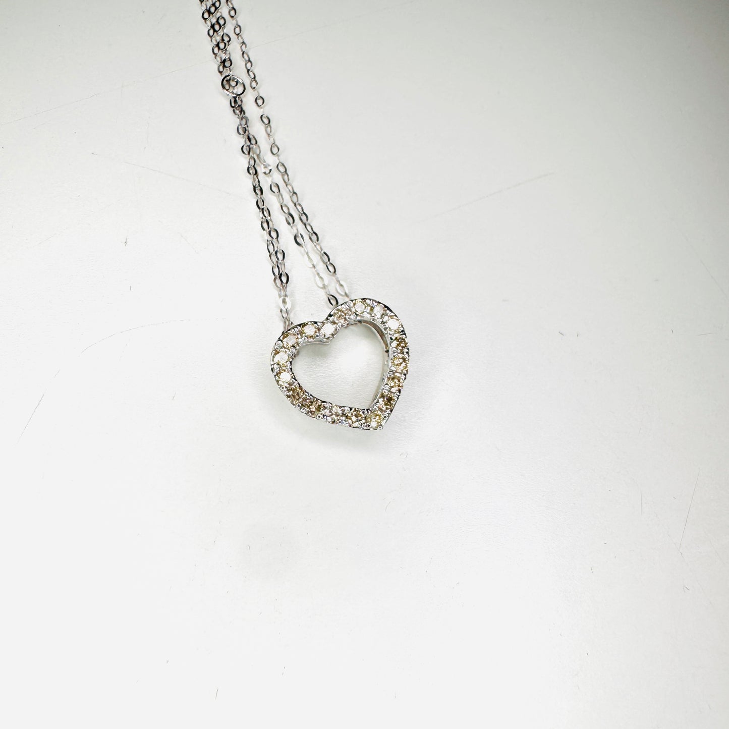 Heart Many-Ways Diamond Pendant Necklace