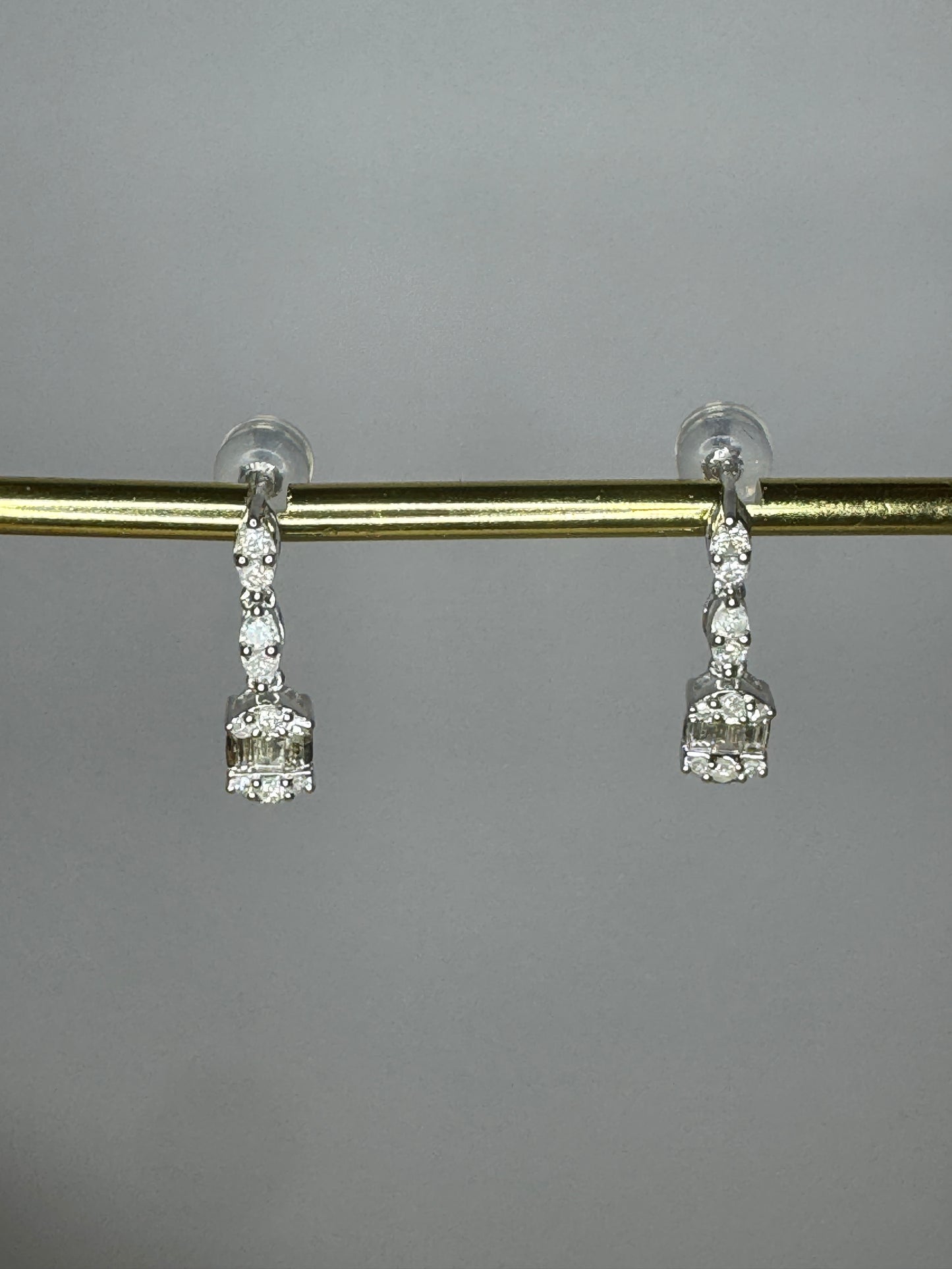 Essie Diamond Dangling Earrings