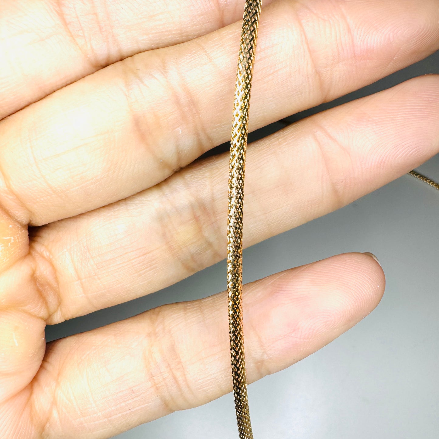 Candice Lightweight Omega Chain Necklace