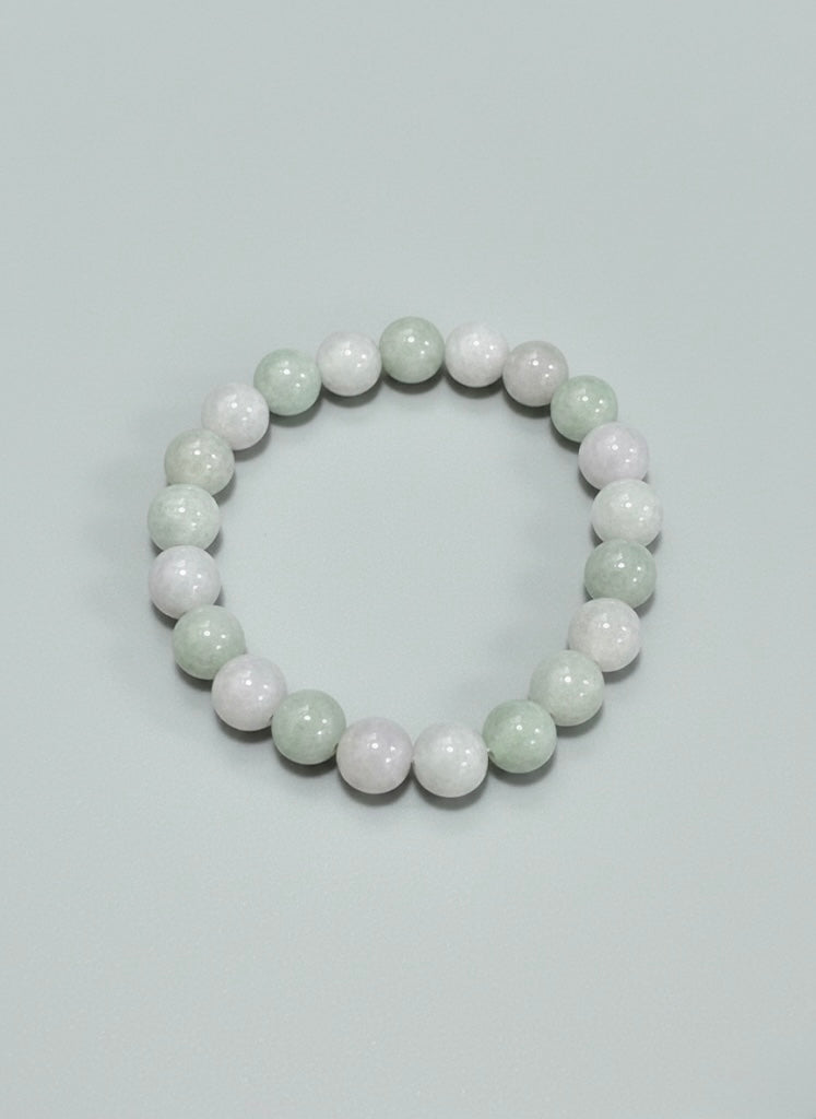 Premium Mixed Jade Crystal Bracelet with 10mm Beads