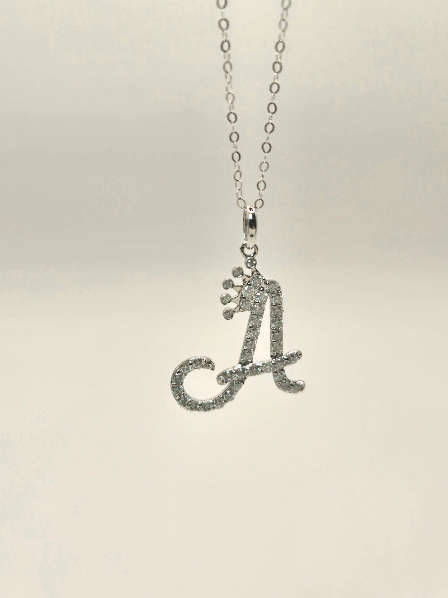 Flair A Diamond Initial Necklace