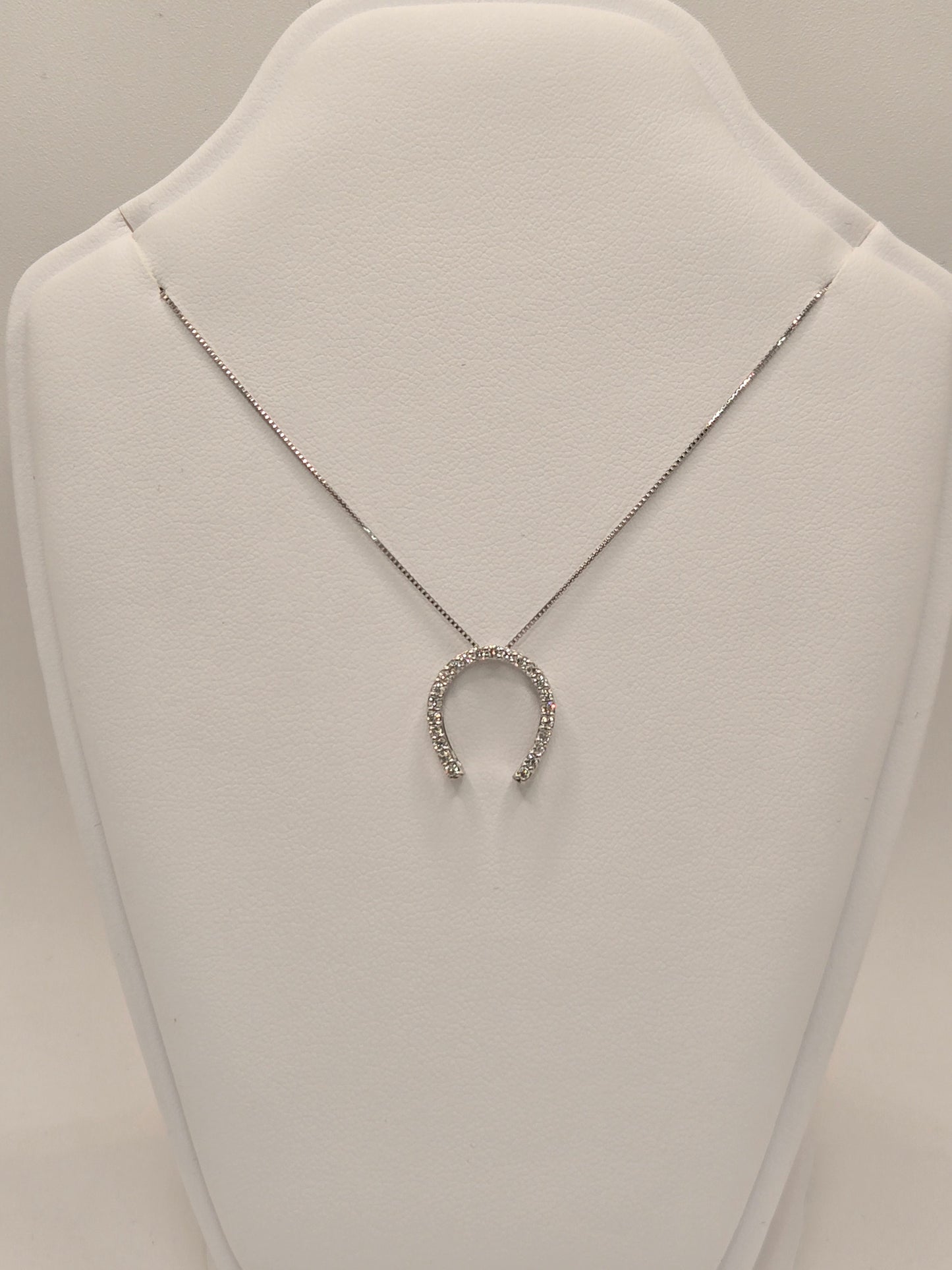 Davina Multiway Horseshoe Diamond Pendant Necklace