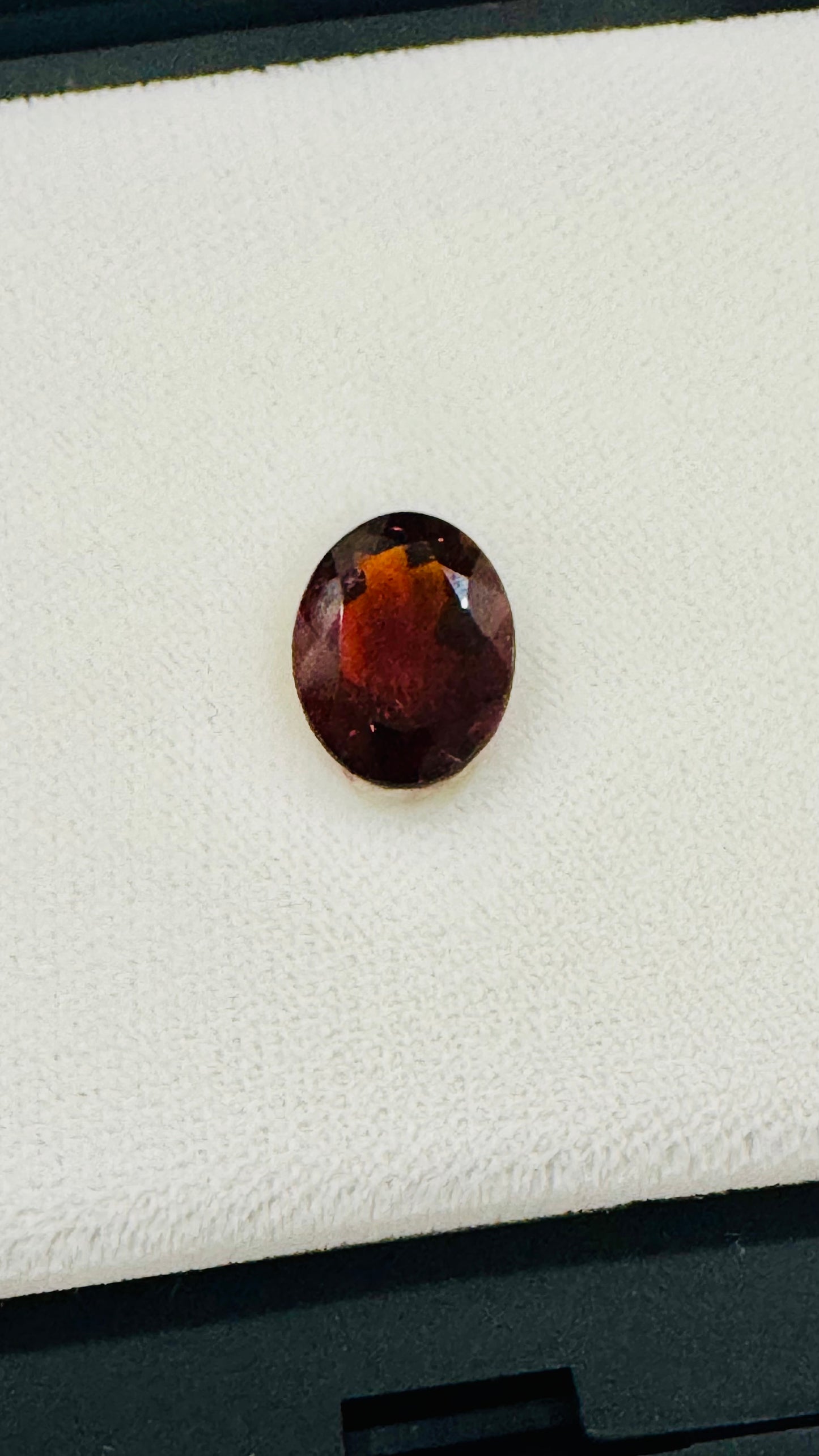 Loose Madeira Citrine Gemstone, Oval Shaped, 4.283 carats