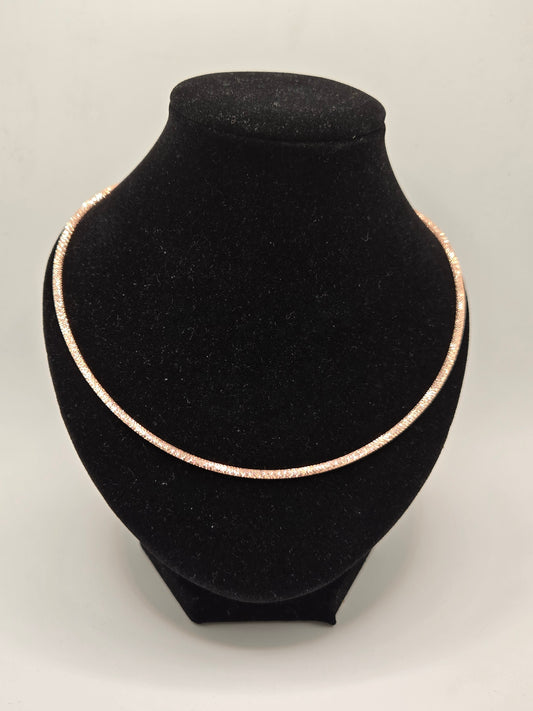 Eunice Omega Two-Tone Necklace