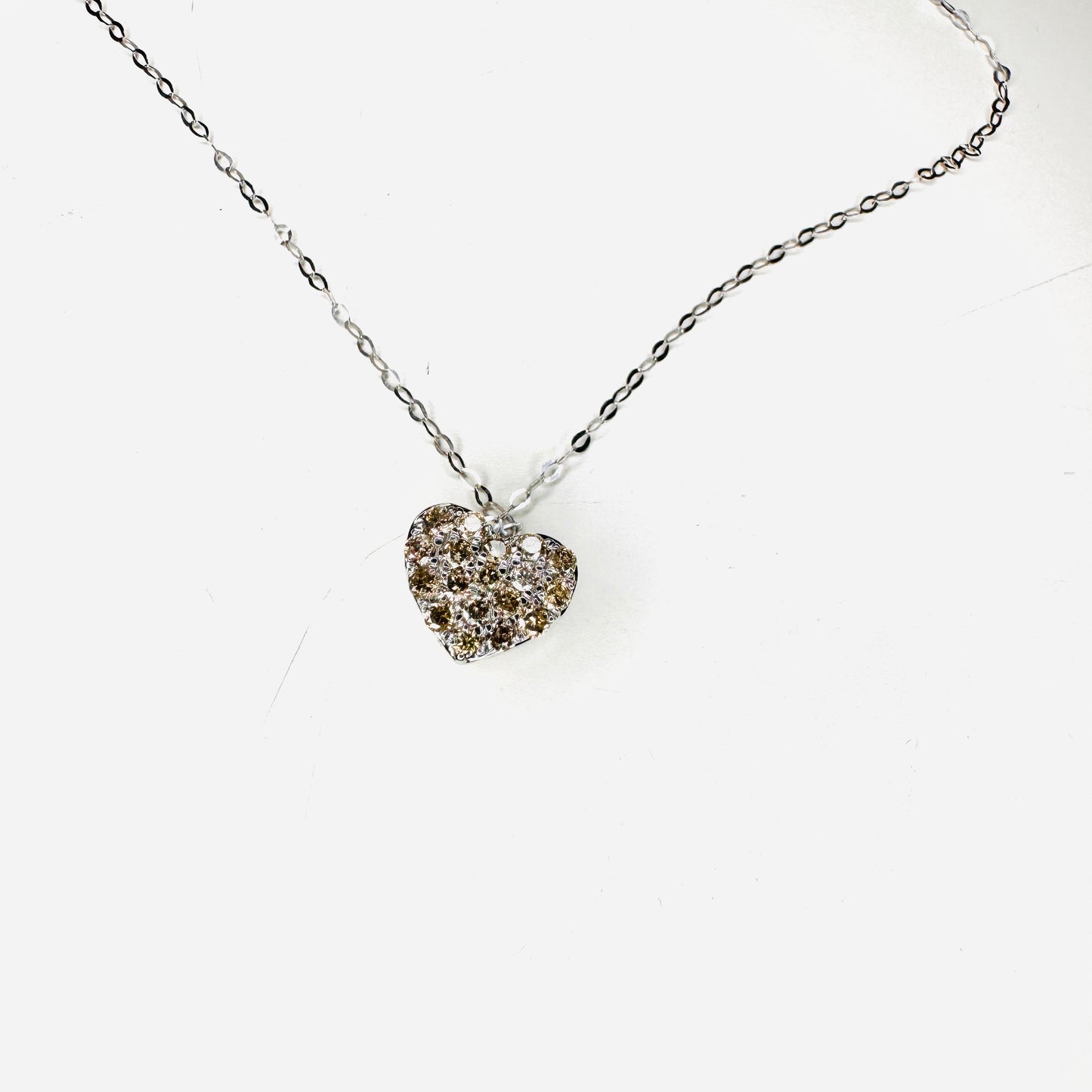 Heart Many-Ways Diamond Pendant Necklace