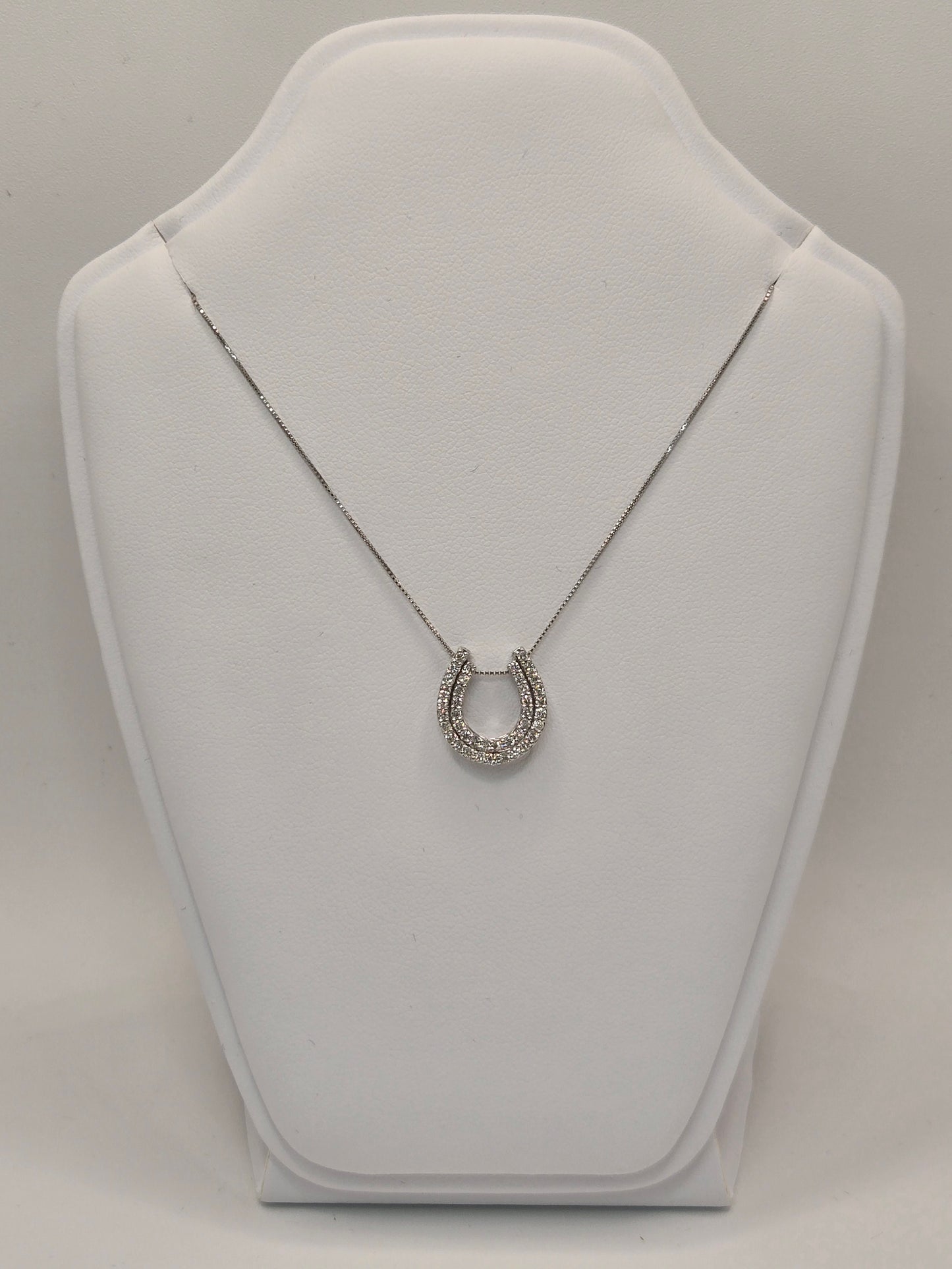 Davina Multiway Horseshoe Diamond Pendant Necklace