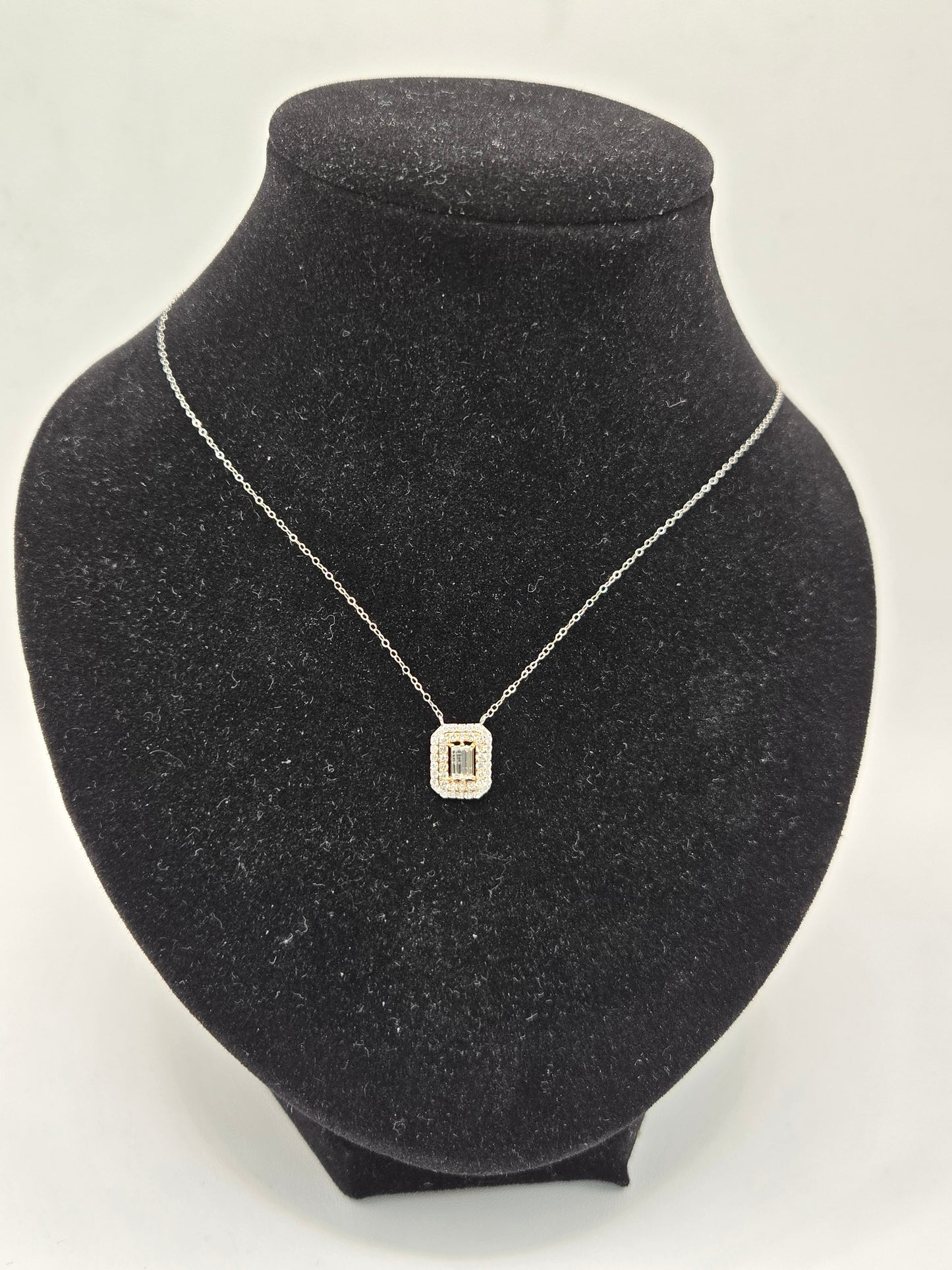 Rosie Two-Tone Diamond Necklace