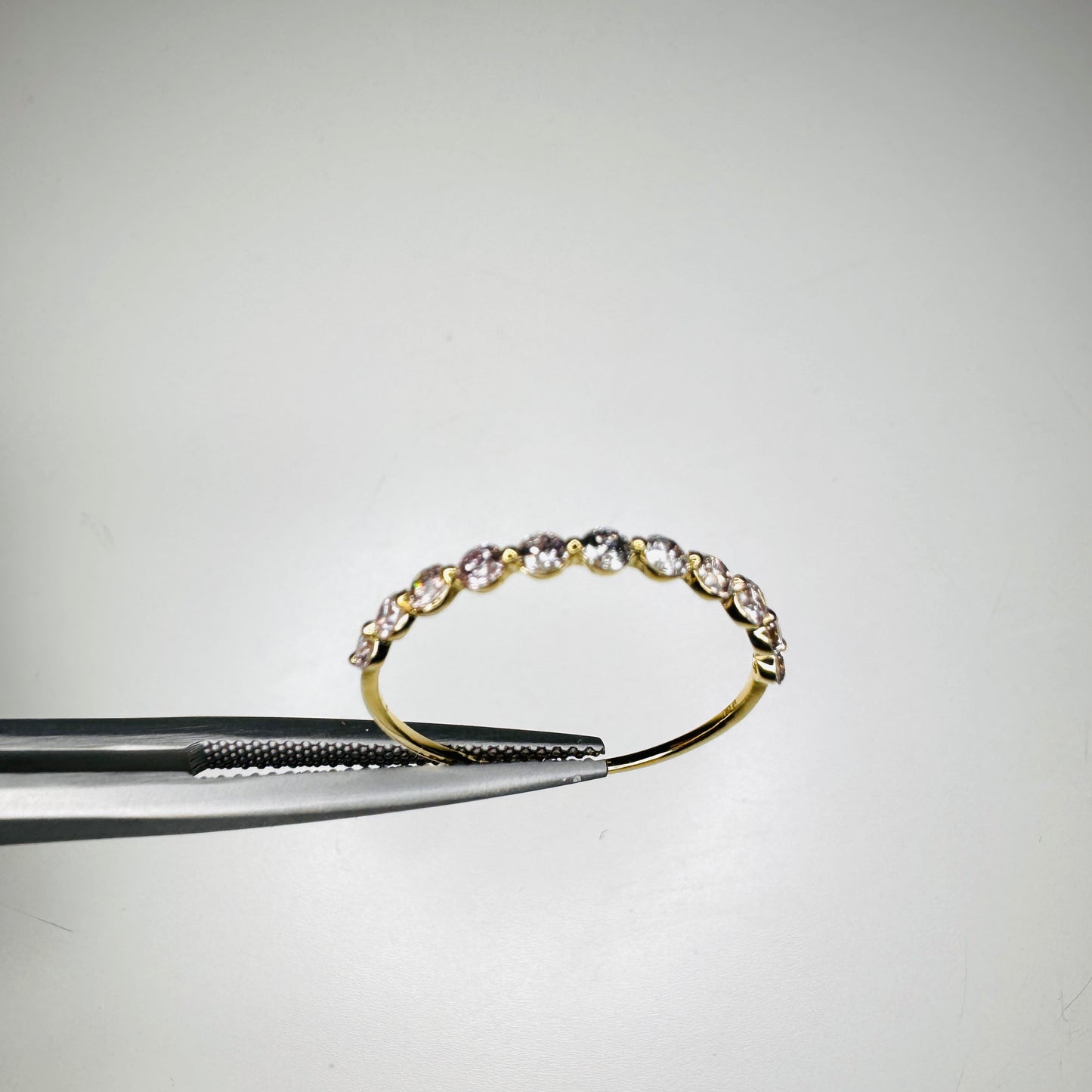 Karmi Half Eternity Ring (Yellow Gold)