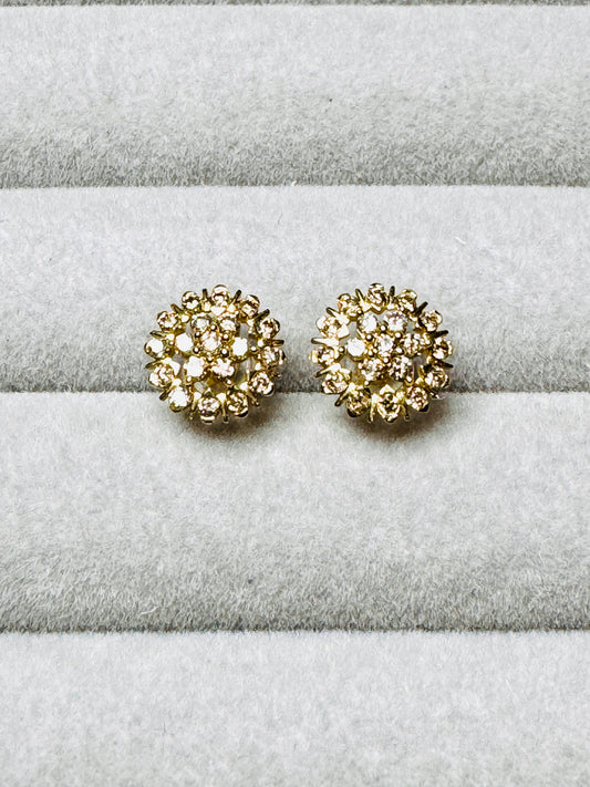 Samantha Diamond Cluster Earrings