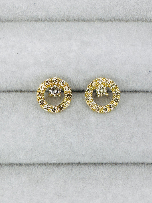 Athena Diamond Stud Earrings