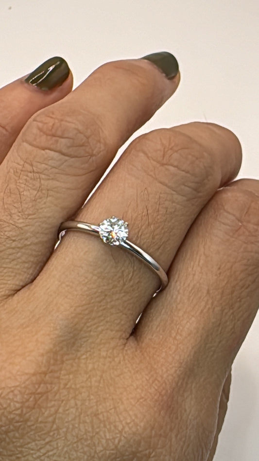 Moira Round Diamond Solitaire Ring