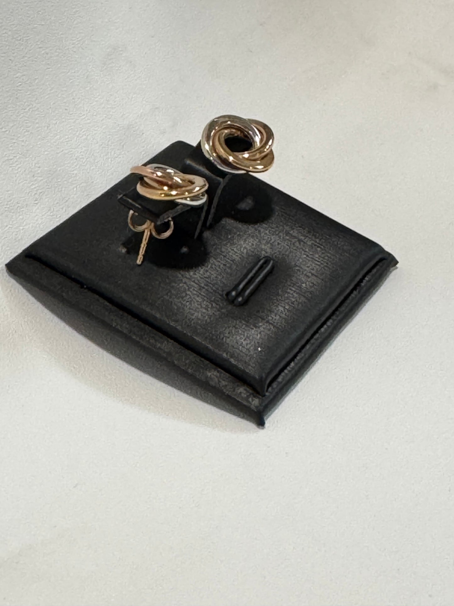 Anais Tricolor Knot Studs