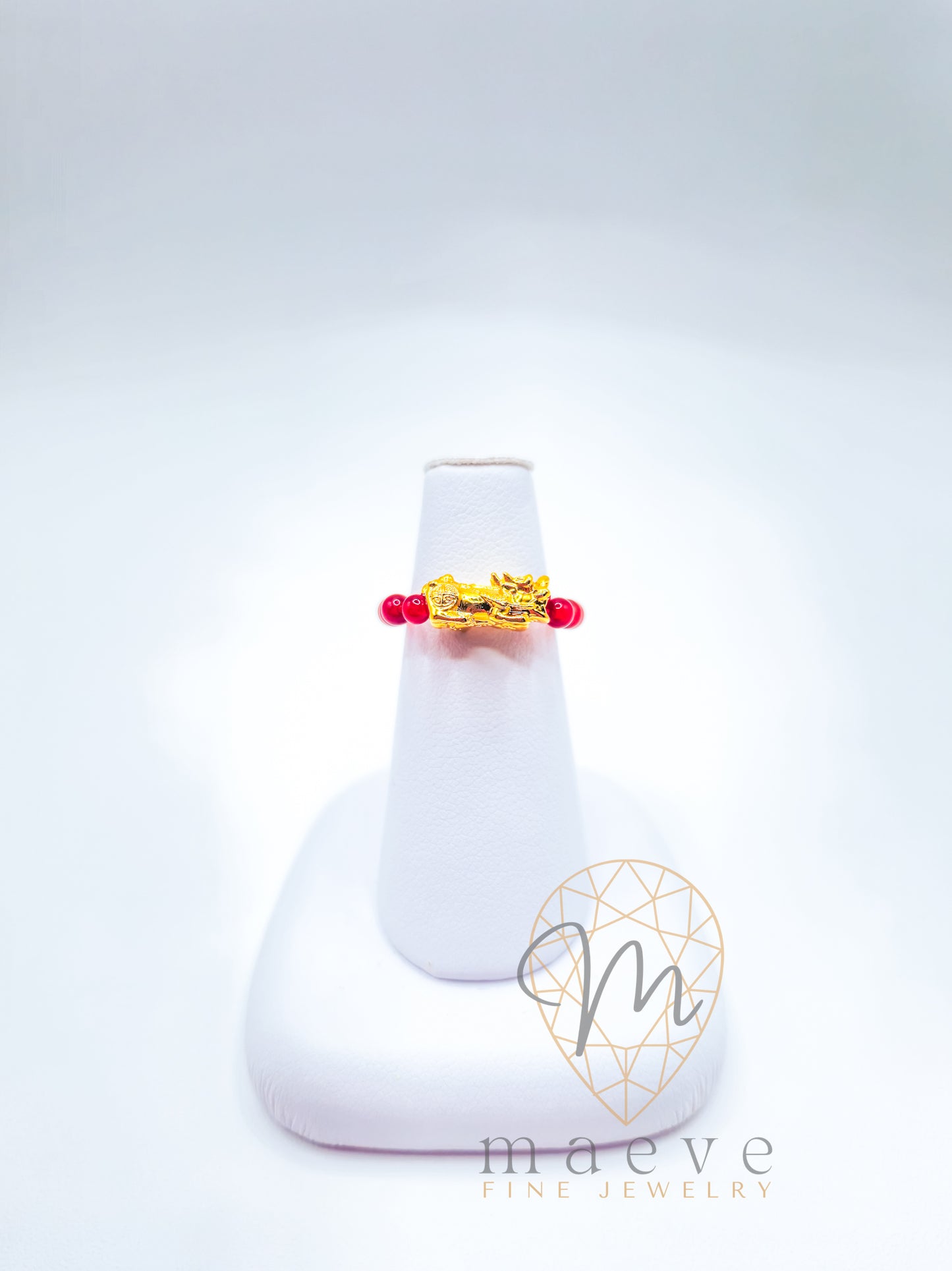 Felicity Piyao Ring - Red Agate