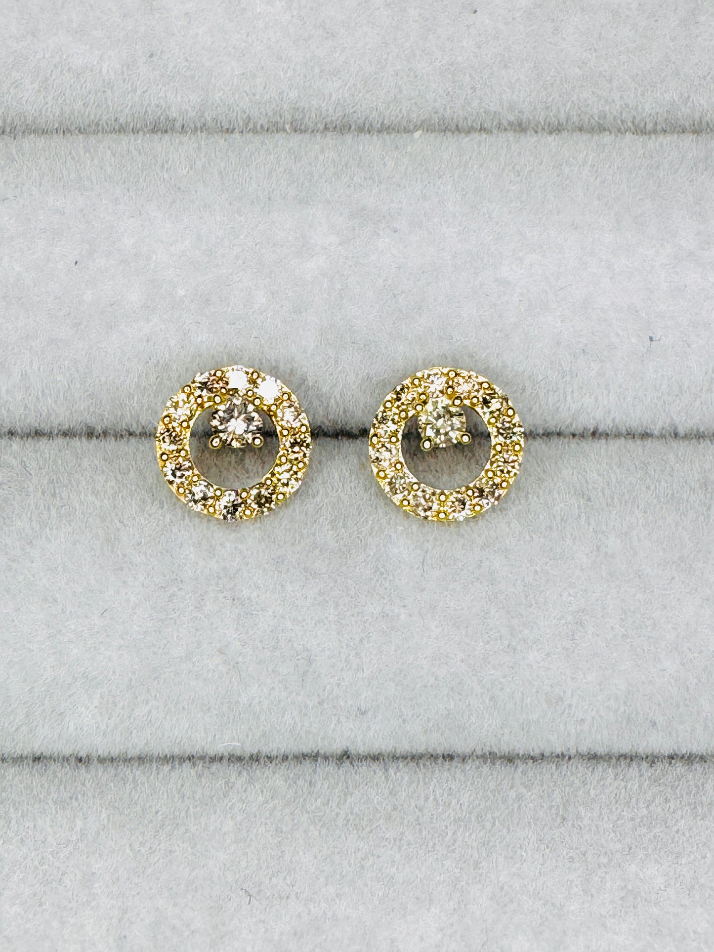 Athena Diamond Stud Earrings