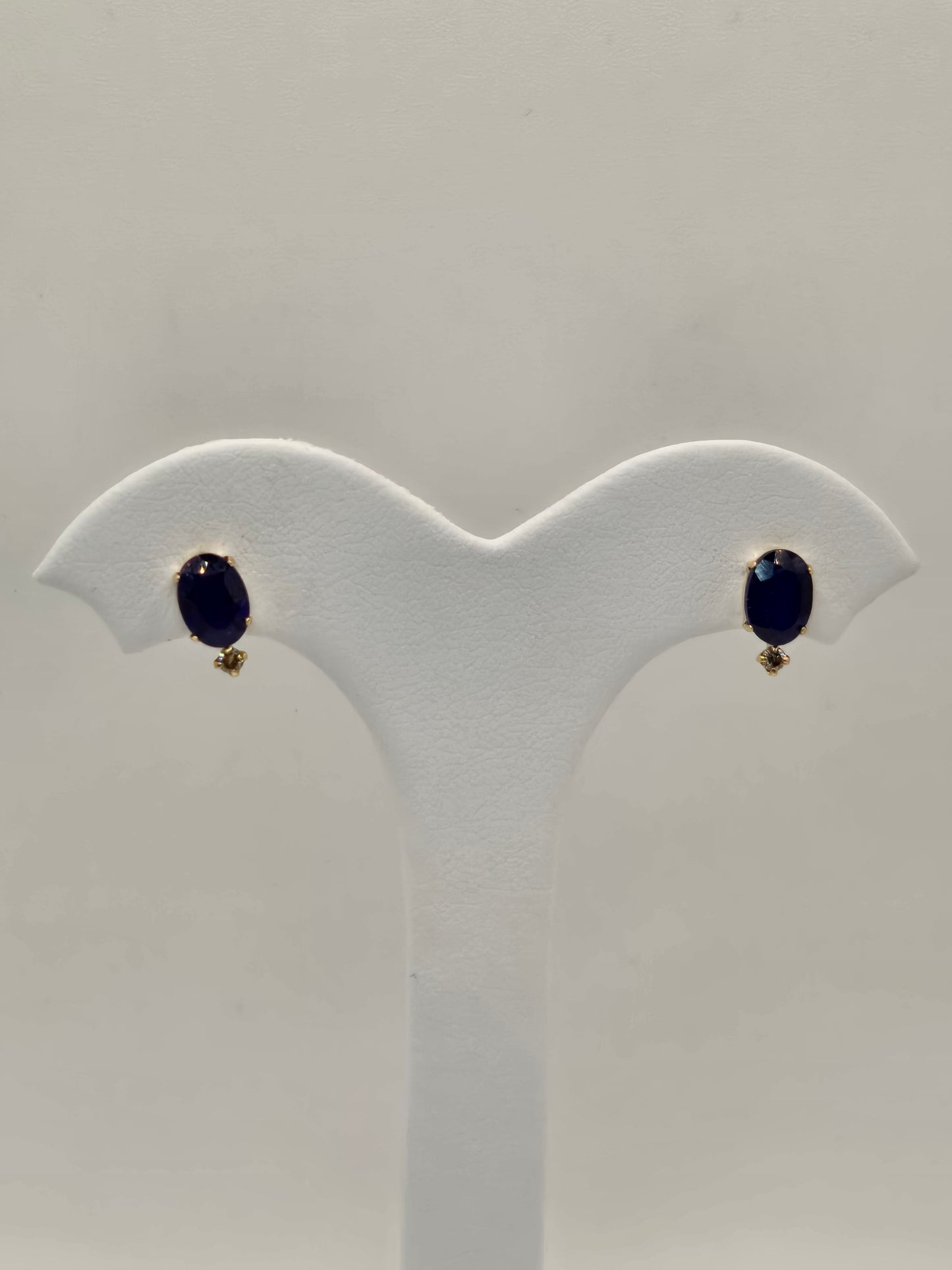 Vittoria Sapphire and Diamond Studs