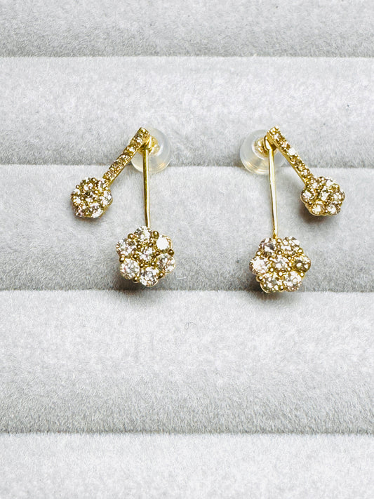 Pauline Three-Way Diamond Earrings