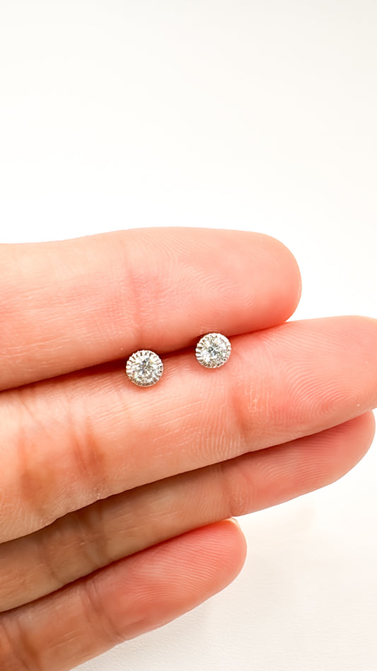 Adeline Solitaire Earrings