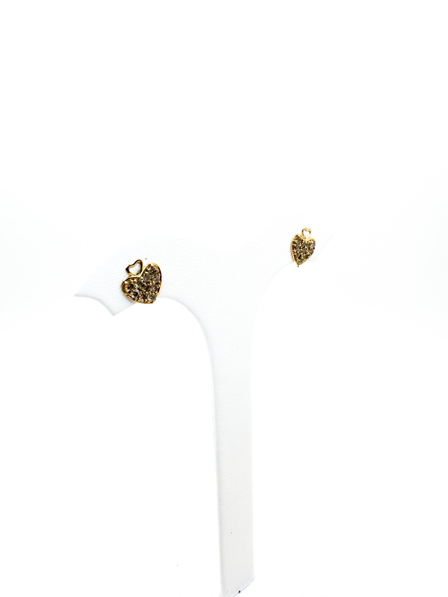 Cupid Heart Diamond Earrings