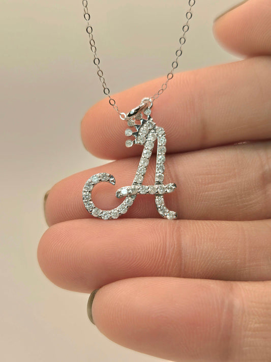 Flair A Diamond Initial Necklace