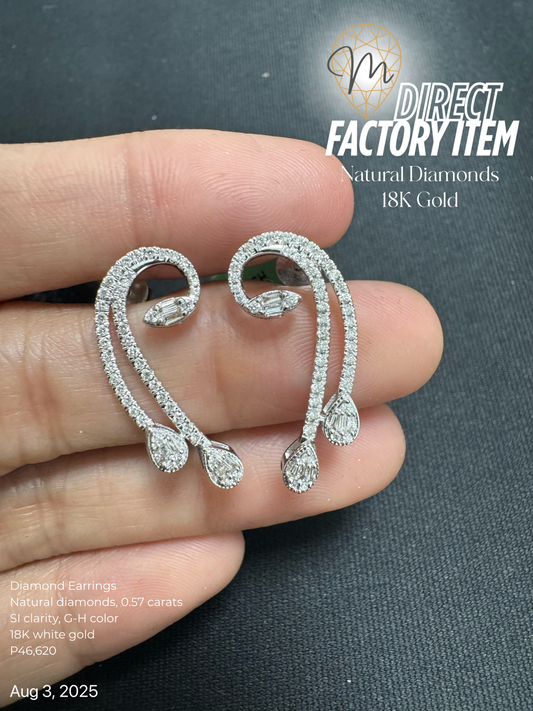 Factory Item: Diamond Earrings