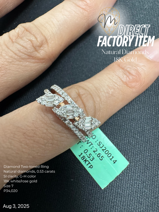 Factory Item: Diamond Two-toned Ring
