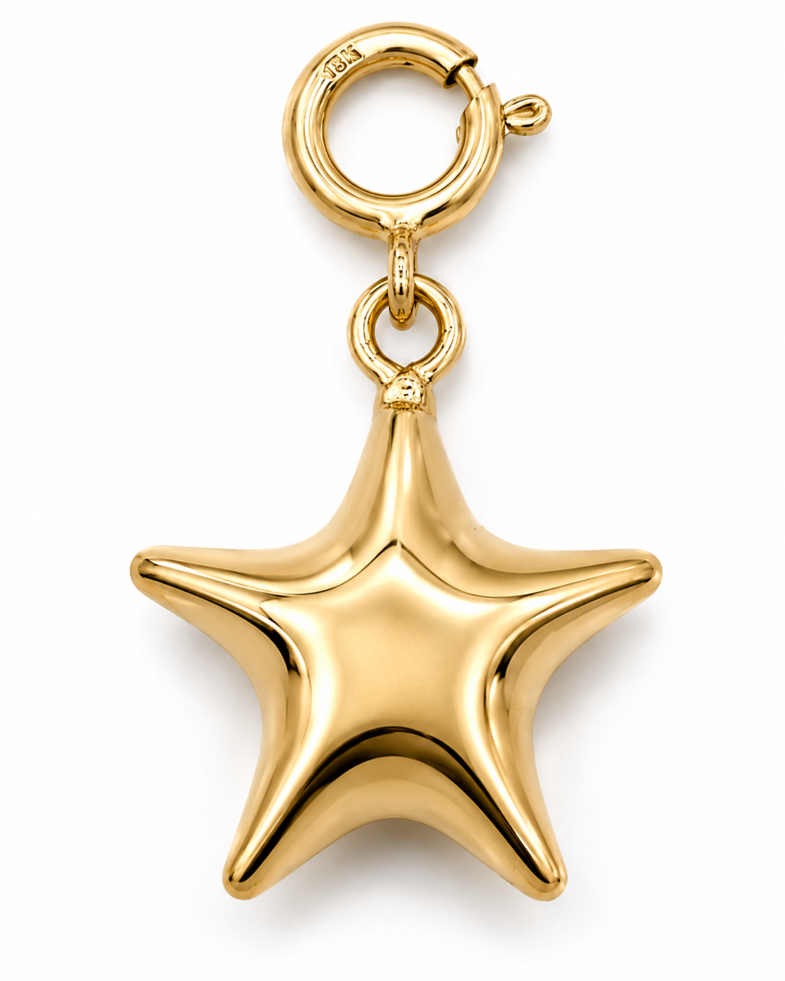 Etoile Gold Star Charm Pendant in Yellow Gold