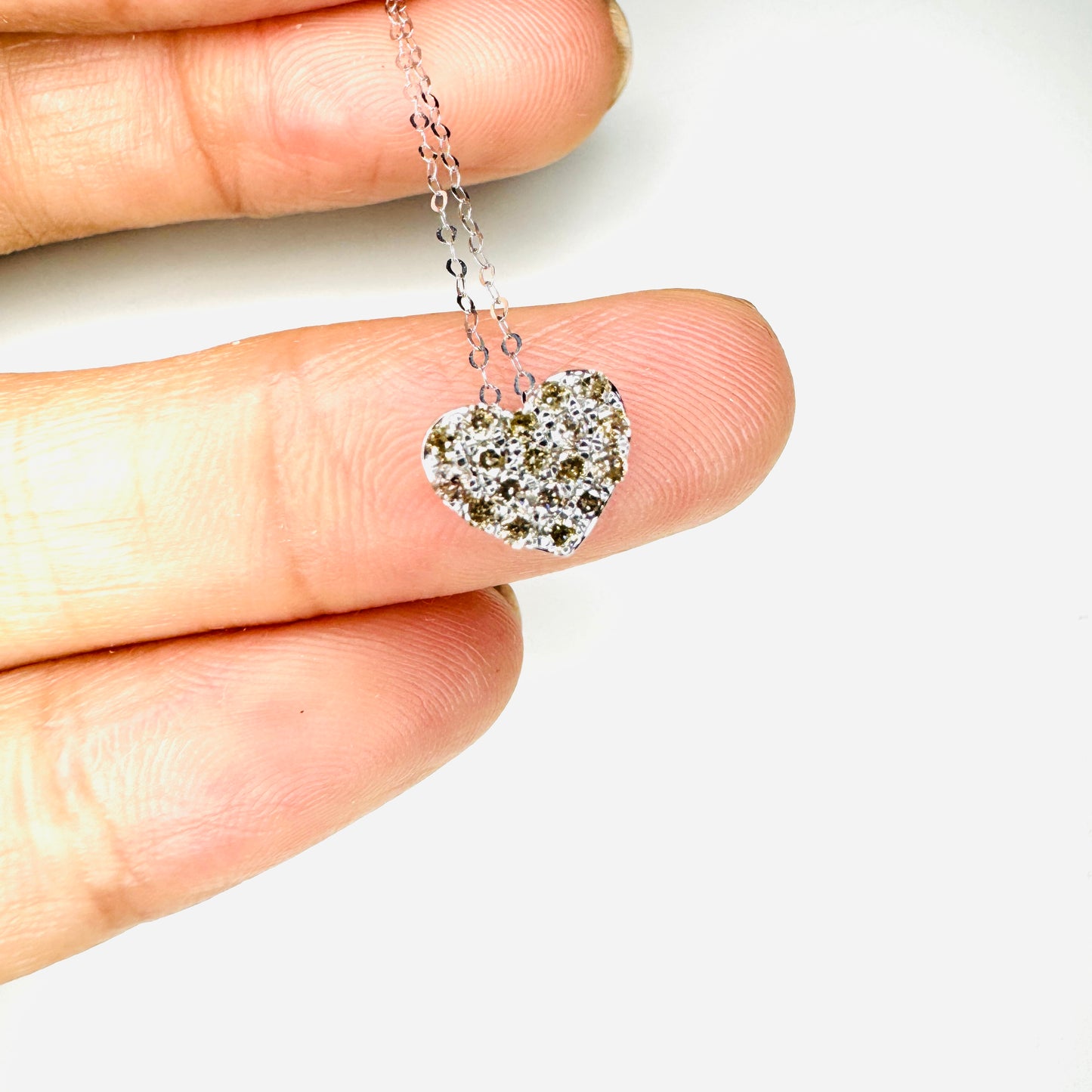 Heart Many-Ways Diamond Pendant Necklace