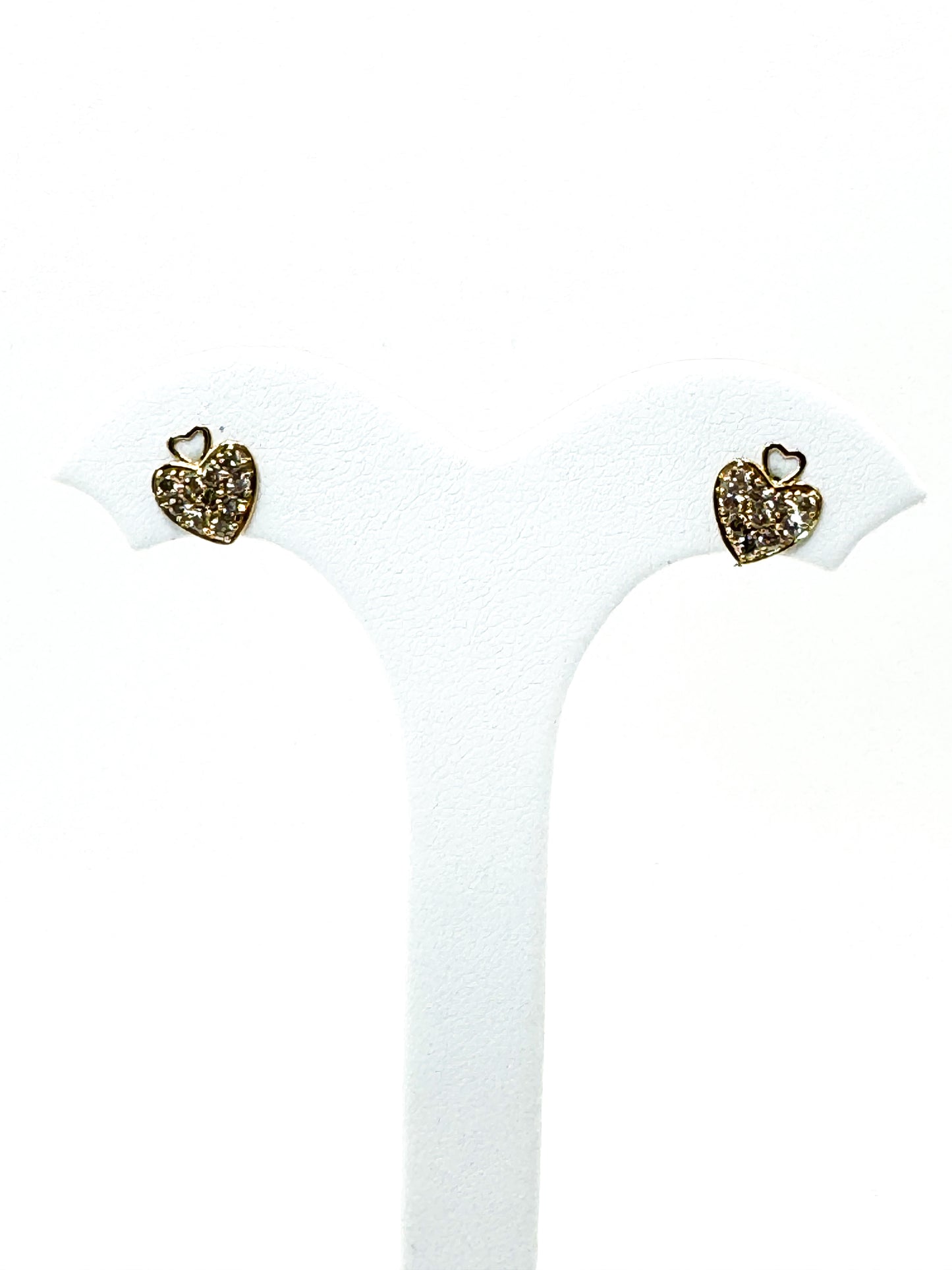 Cupid Heart Diamond Earrings