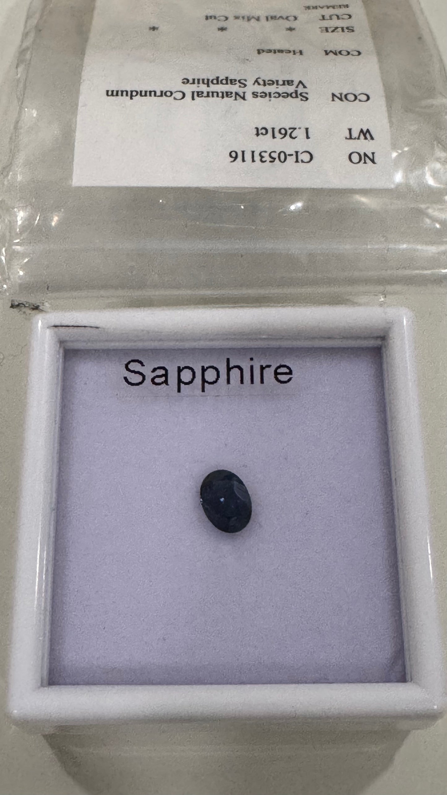 Loose Blue Sapphire Oval-shaped